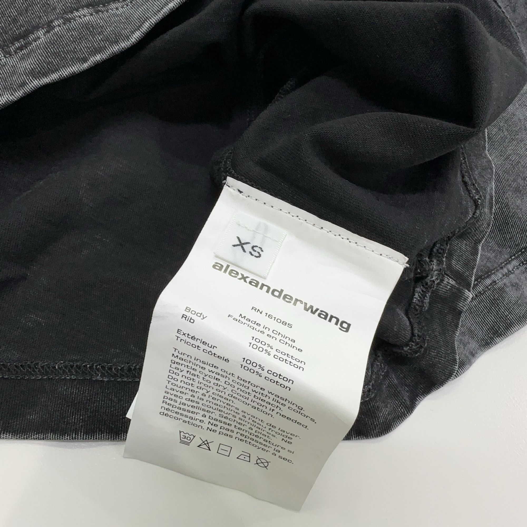 Alexander Wang Alexander Wang Logo Crop Top Size XS Size XS / US 0-2 / IT 36-38 - 4 Thumbnail