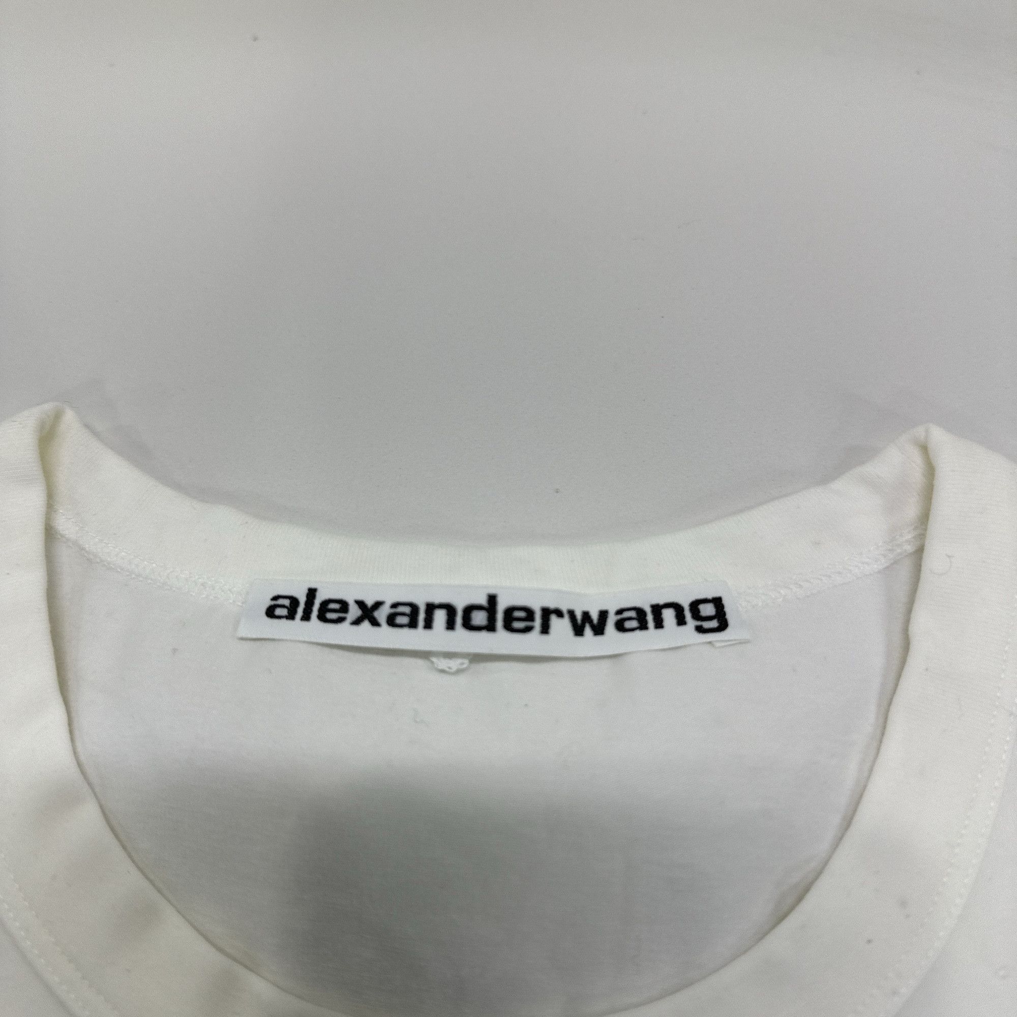 Alexander Wang Alexander Wang Rhinestone Logo T-Shirt Size L Size L / US 10 / IT 46 - 3 Thumbnail