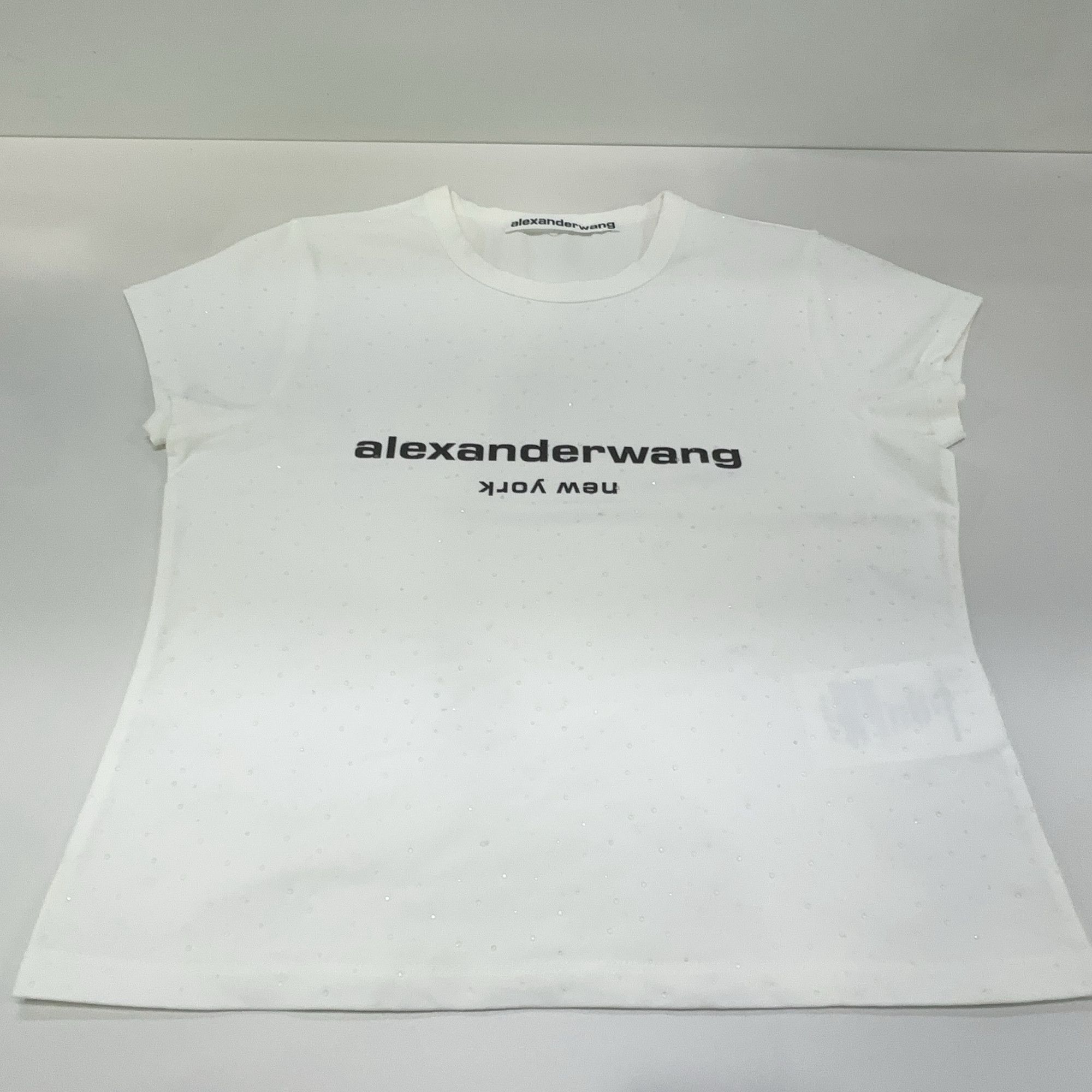 Alexander Wang Alexander Wang Rhinestone Logo T-Shirt Size L Size L / US 10 / IT 46 - 8 Thumbnail