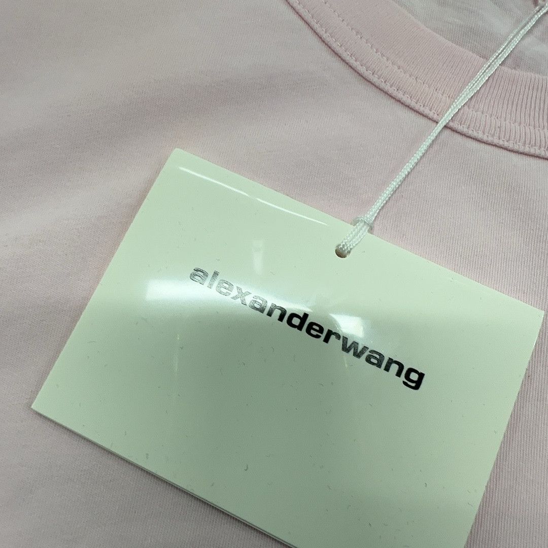 Alexander Wang Alexander Wang Pink Cotton Short Sleeve T-Shirt Size XS Size US XS / EU 42 / 0 - 5 Thumbnail
