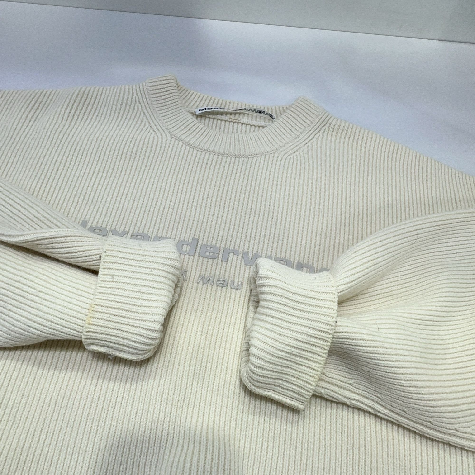 Alexander Wang Alexander Wang Logo Knit Crewneck Sweater Size S Size US S / EU 44-46 / 1 - 10 Thumbnail