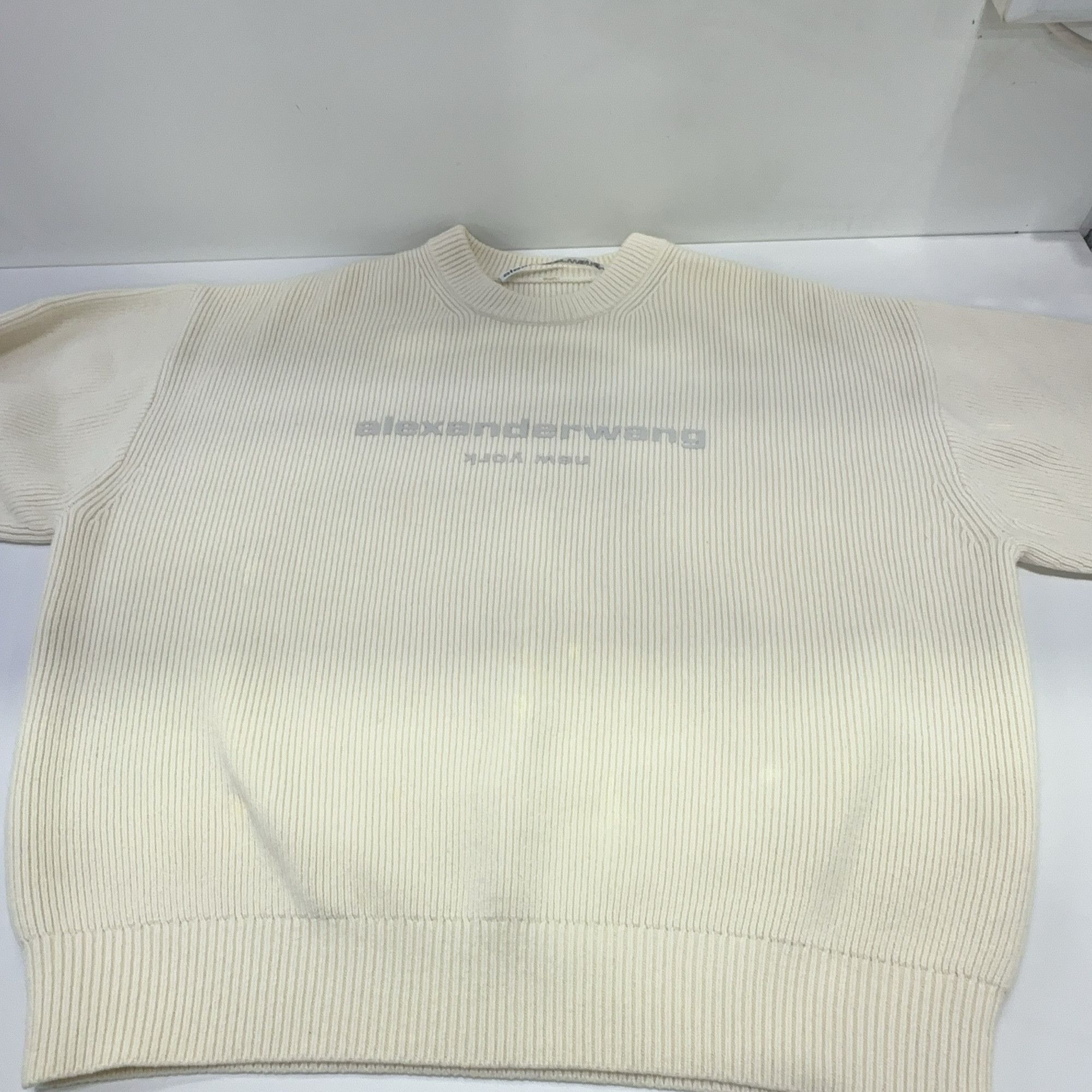 Alexander Wang Alexander Wang Logo Knit Crewneck Sweater Size S Size US S / EU 44-46 / 1 - 7 Thumbnail