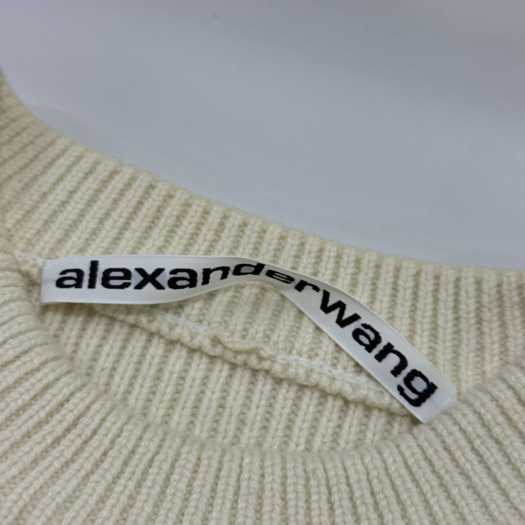 Alexander Wang Alexander Wang Logo Knit Crewneck Sweater Size S Size US S / EU 44-46 / 1 - 5 Thumbnail