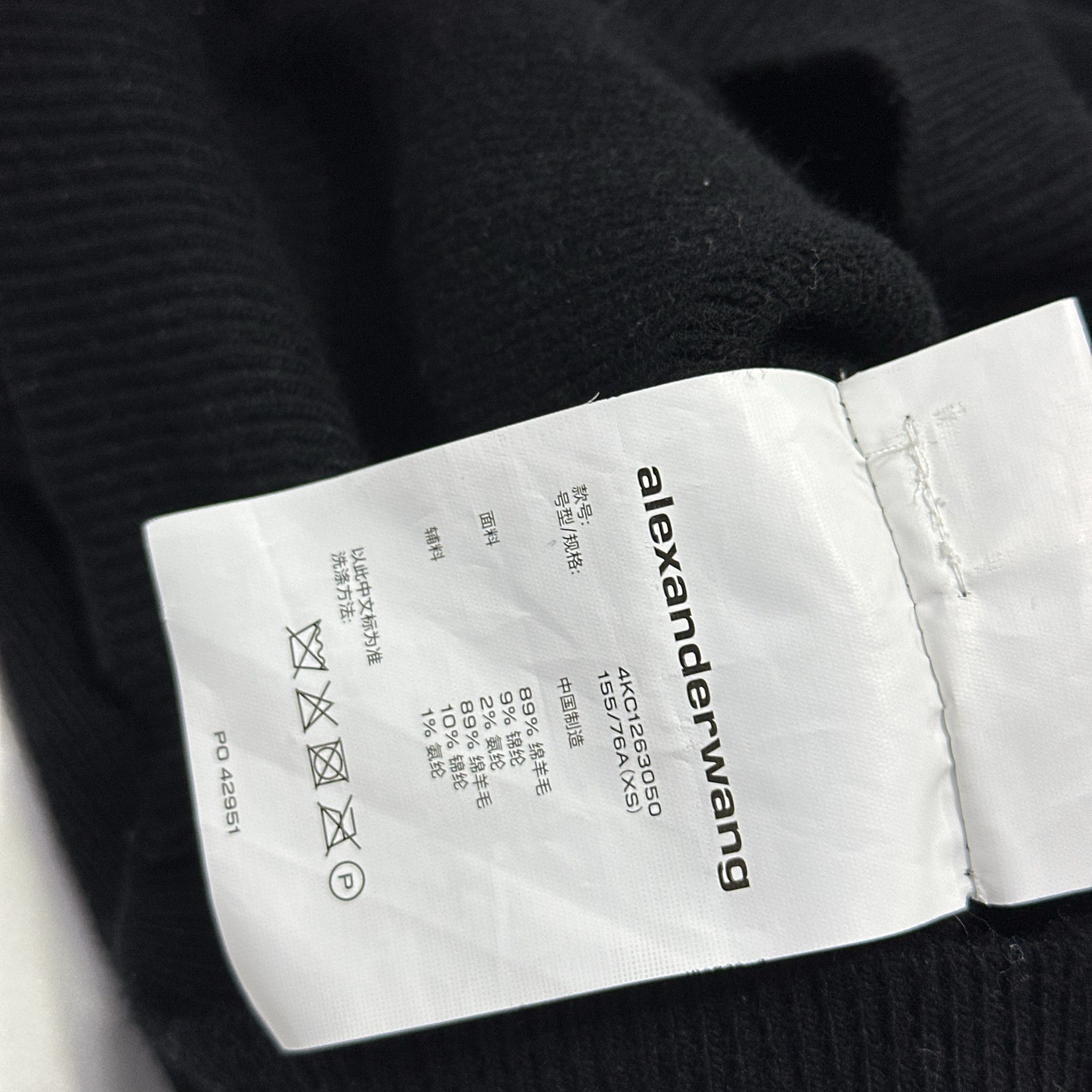 Alexander Wang Alexander Wang Logo Knit Cardigan Size XS Size XS / US 0-2 / IT 36-38 - 3 Thumbnail