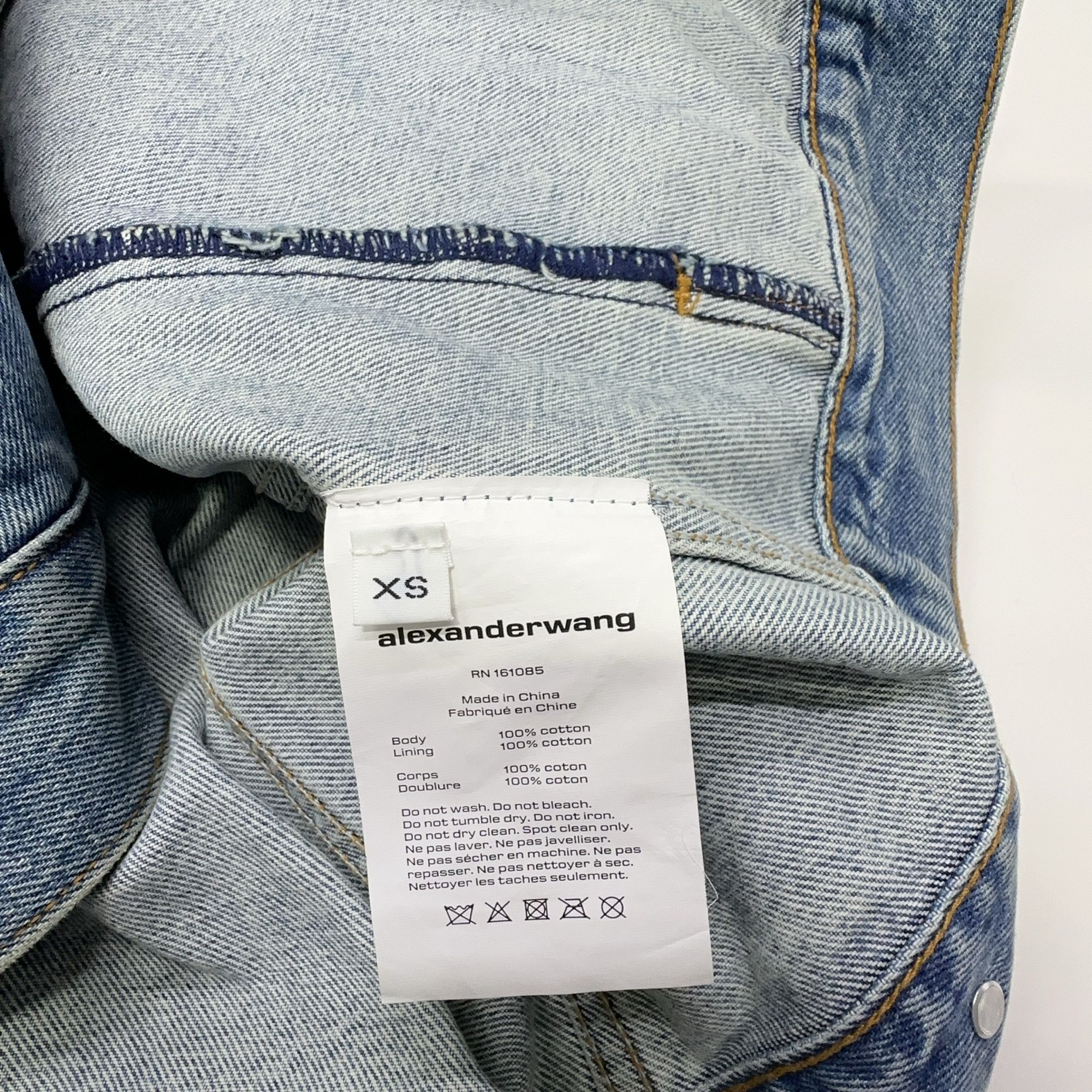 Alexander Wang Alexander Wang Denim Vest Size XS Size XS / US 0-2 / IT 36-38 - 3 Thumbnail