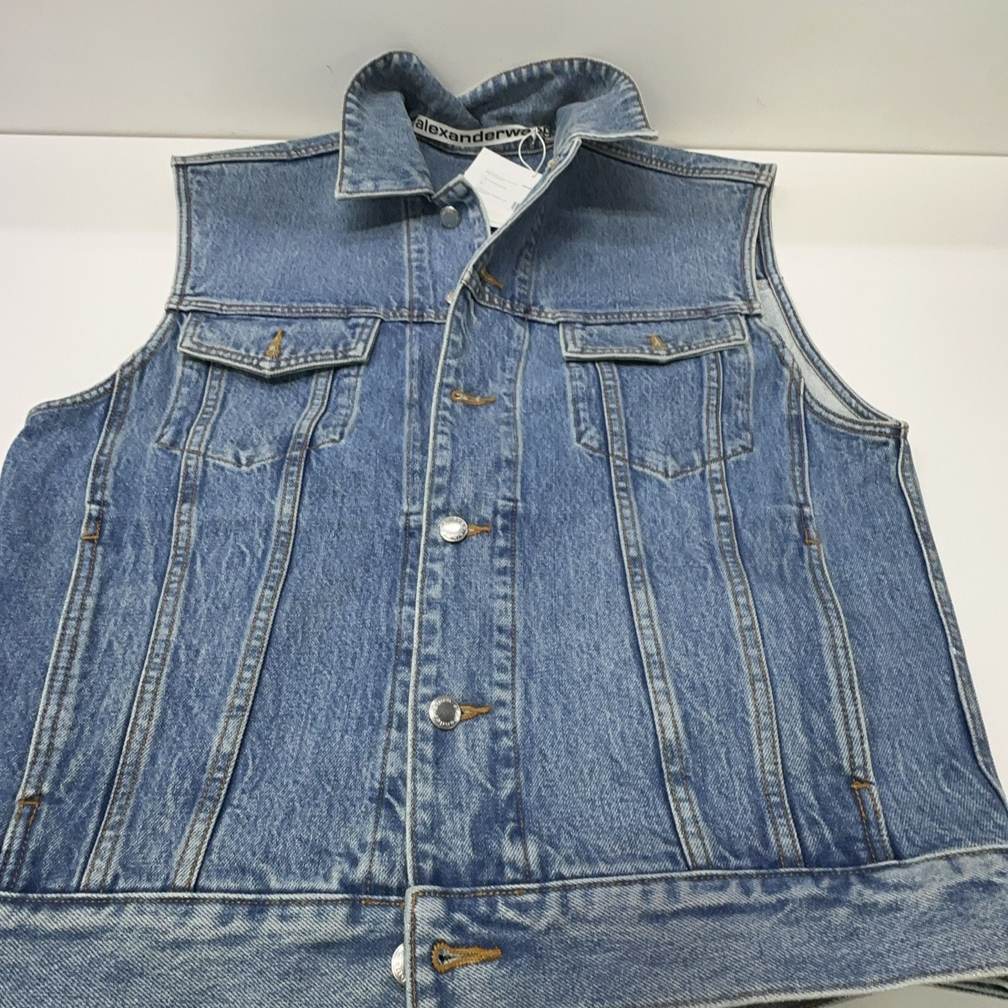 Alexander Wang Alexander Wang Denim Vest Size XS Size XS / US 0-2 / IT 36-38 - 7 Thumbnail