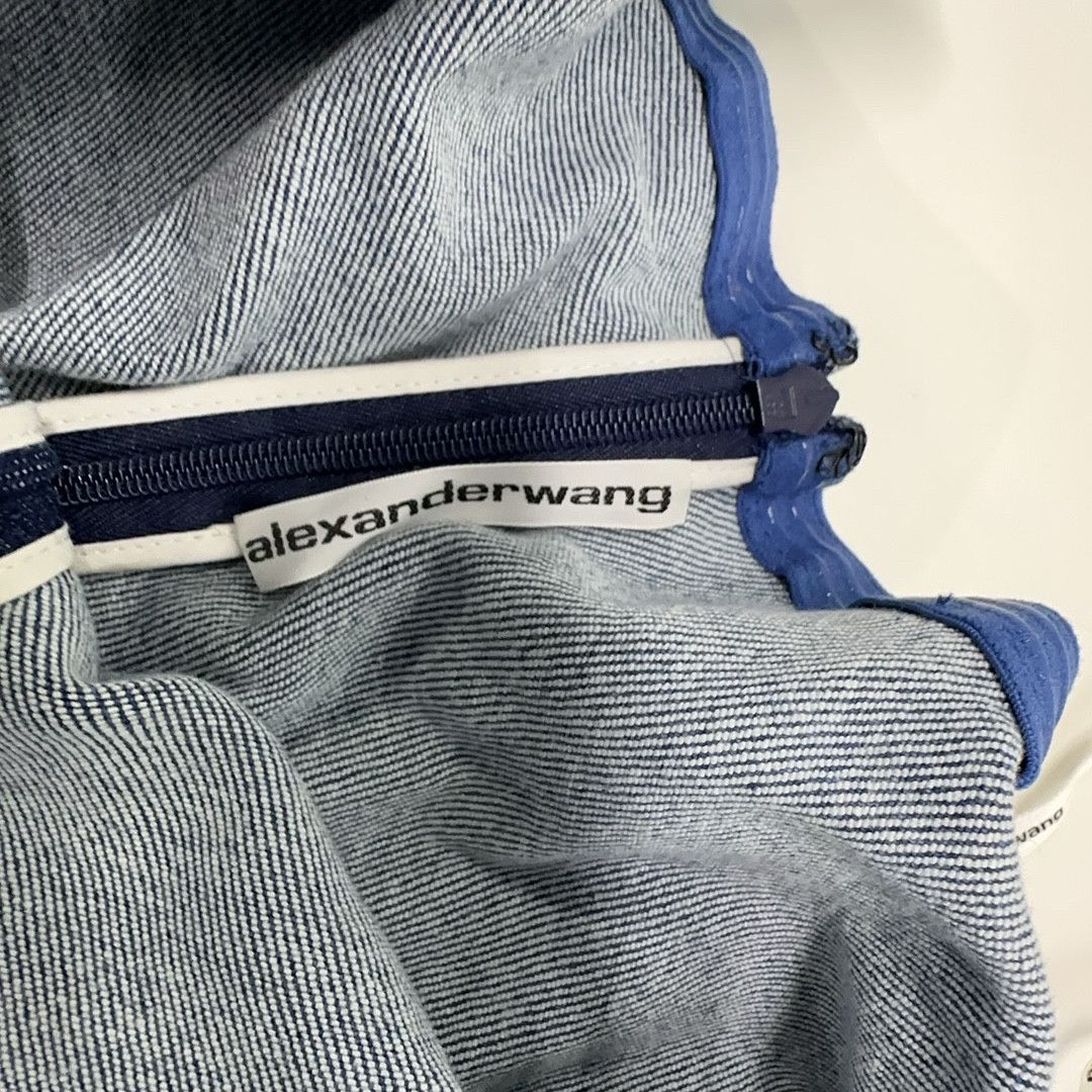 Alexander Wang Alexander Wang Blue Denim Jacket Size 0 Size XS / US 0-2 / IT 36-38 - 5 Thumbnail