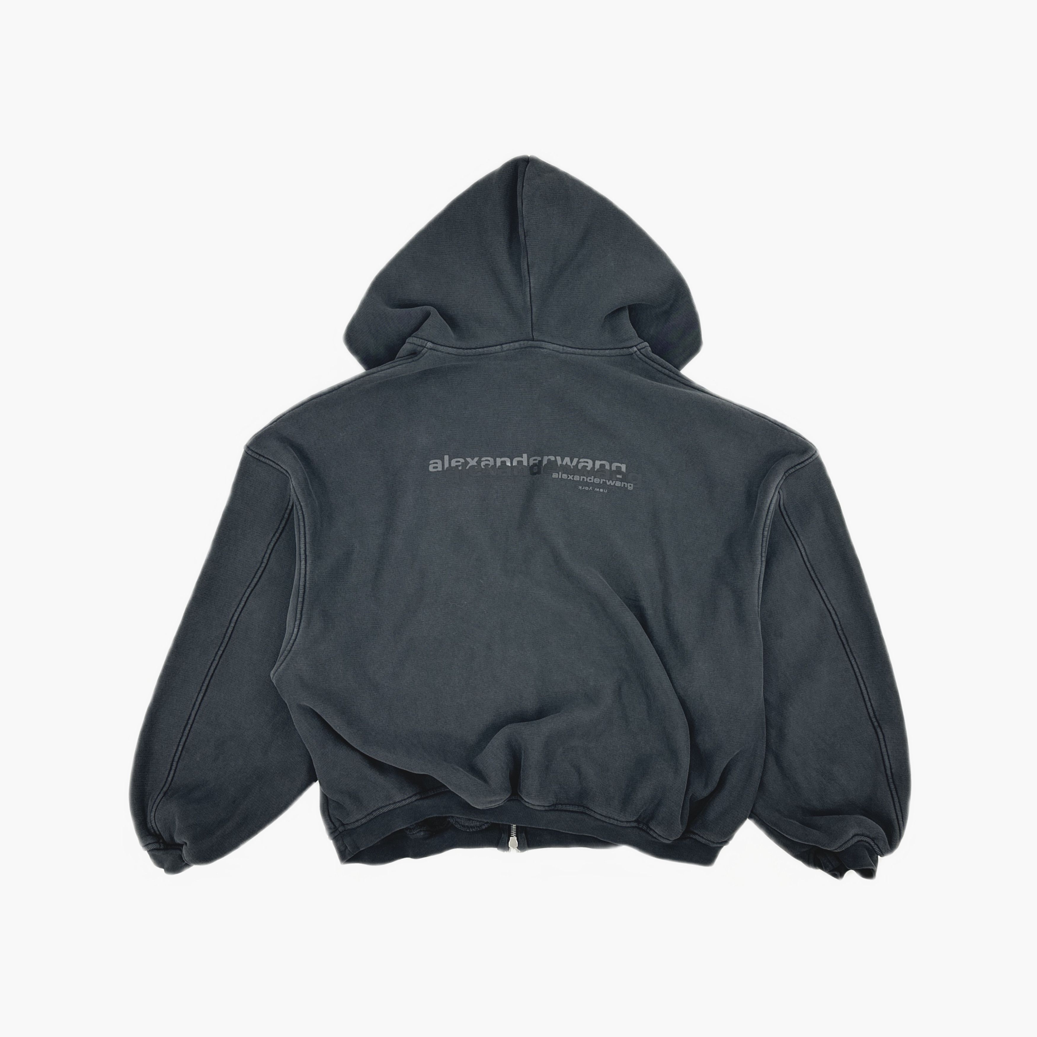 Alexander Wang Alexander Wang Logo Zip-Up Hoodie Size S Size US S / EU 44-46 / 1 - 2 Thumbnail