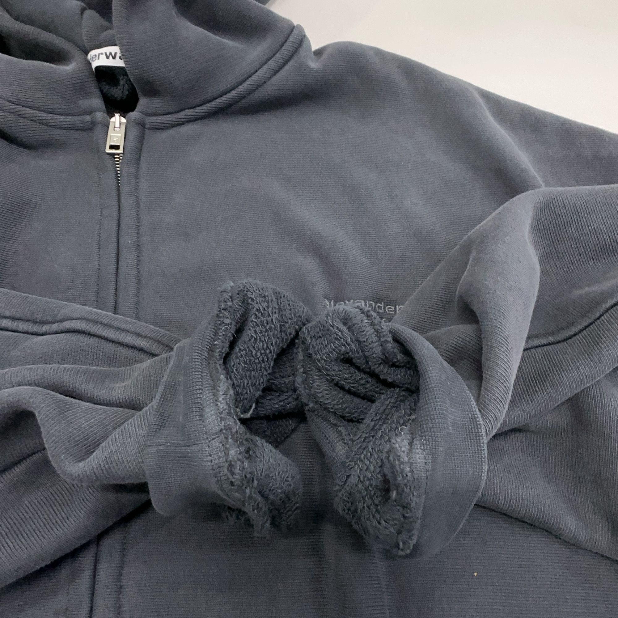 Alexander Wang Alexander Wang Logo Zip-Up Hoodie Size S Size US S / EU 44-46 / 1 - 12 Thumbnail