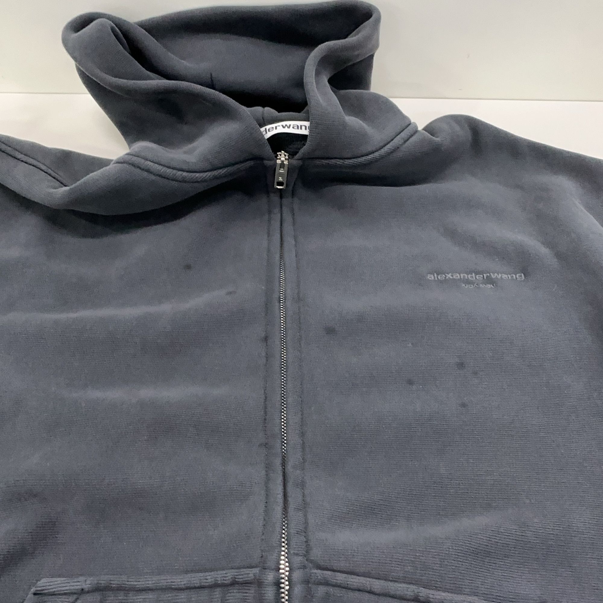 Alexander Wang Alexander Wang Logo Zip-Up Hoodie Size S Size US S / EU 44-46 / 1 - 8 Thumbnail