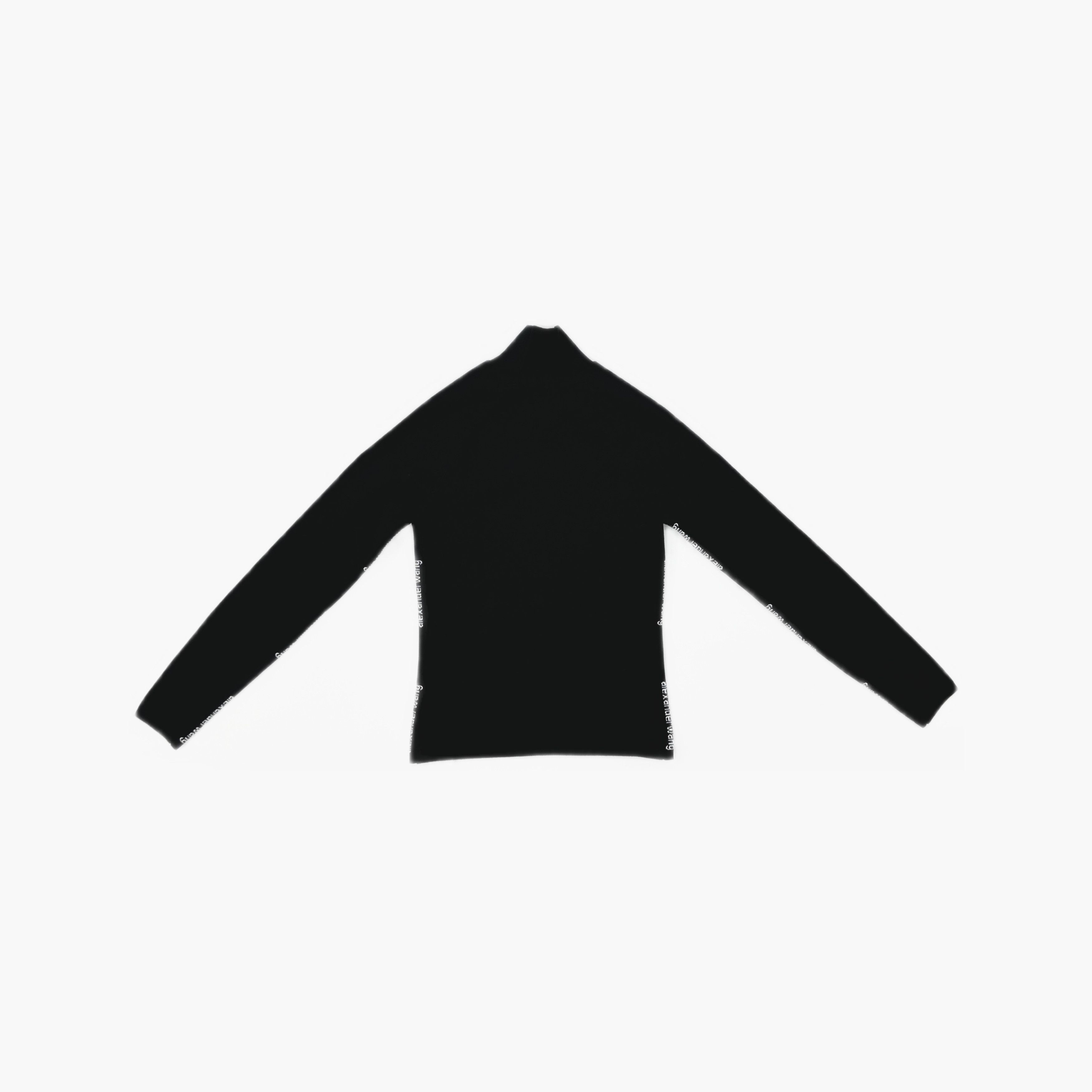 Alexander Wang Alexander Wang Logo Jacquard Turtleneck Top Size S Size S / US 4 / IT 40 - 2 Thumbnail