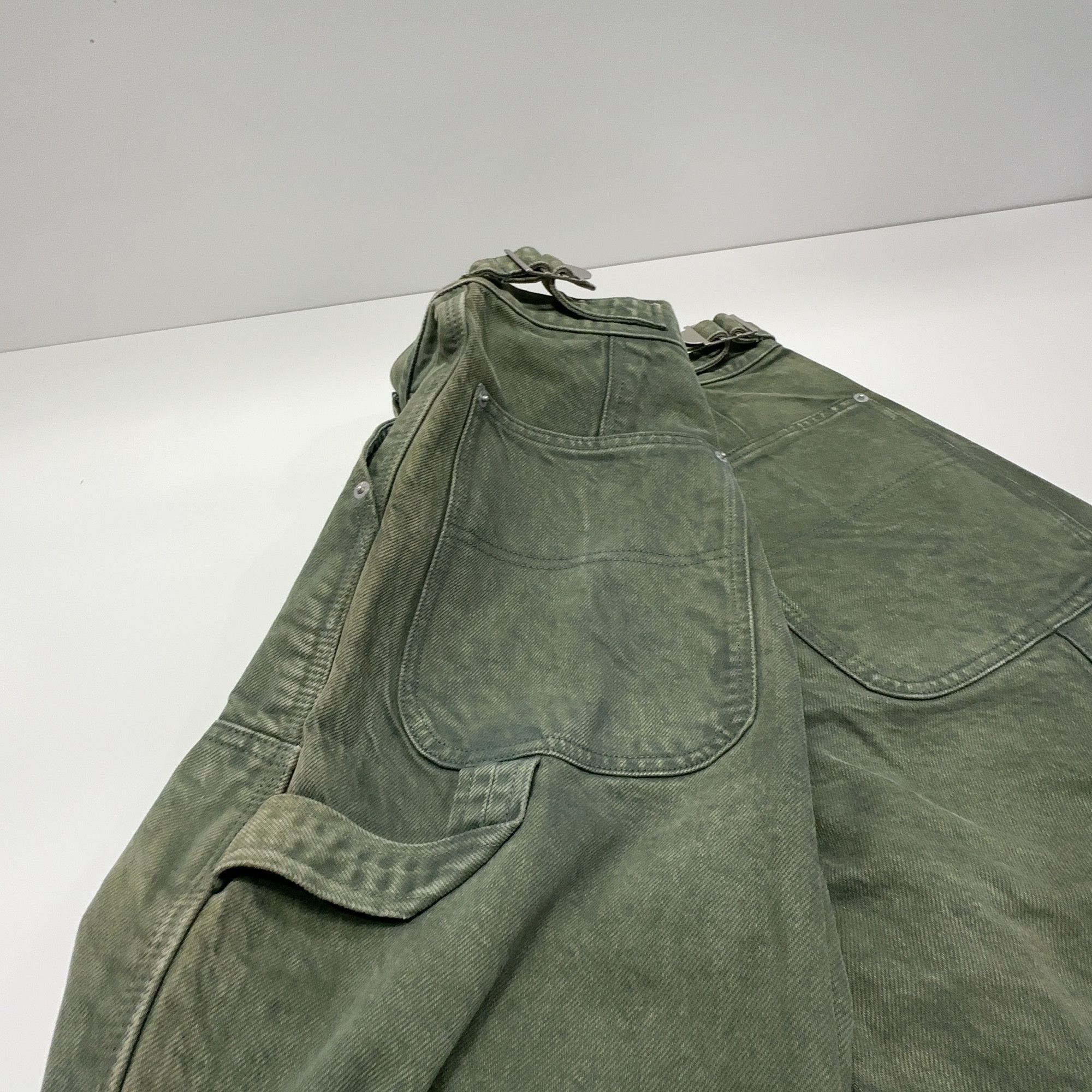 Alexander Wang Alexander Wang Green Tapered Cotton Pants Size 27 Size 27" / US 4 / IT 40 - 8 Thumbnail