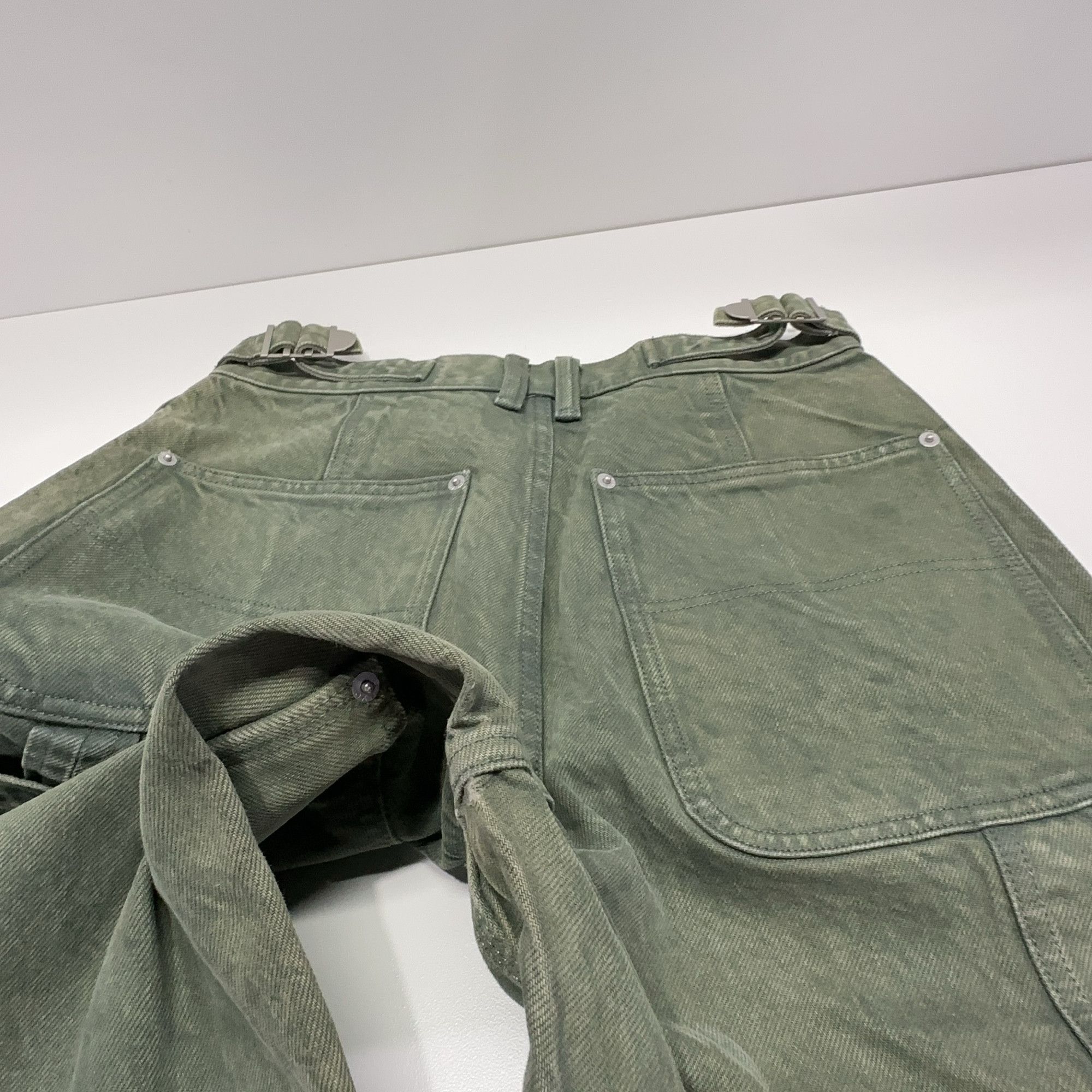 Alexander Wang Alexander Wang Green Tapered Cotton Pants Size 27 Size 27" / US 4 / IT 40 - 10 Thumbnail
