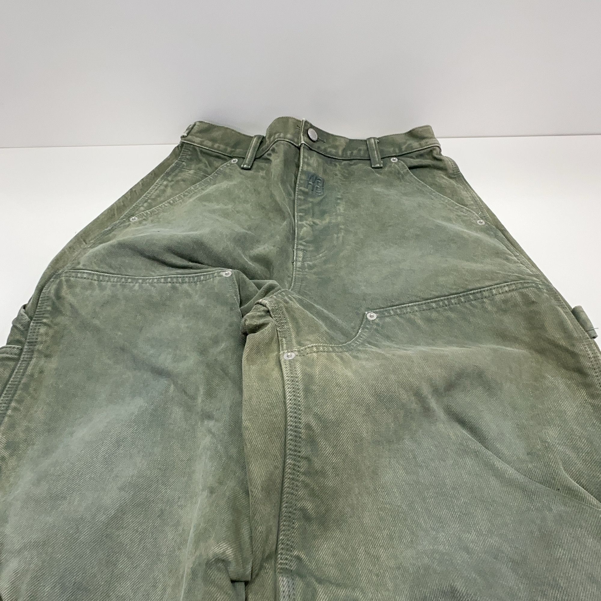 Alexander Wang Alexander Wang Green Tapered Cotton Pants Size 27 Size 27" / US 4 / IT 40 - 12 Thumbnail