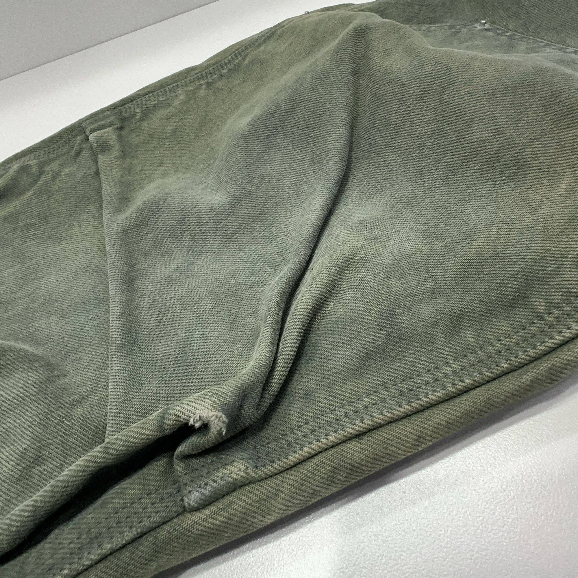 Alexander Wang Alexander Wang Green Tapered Cotton Pants Size 27 Size 27" / US 4 / IT 40 - 7 Thumbnail