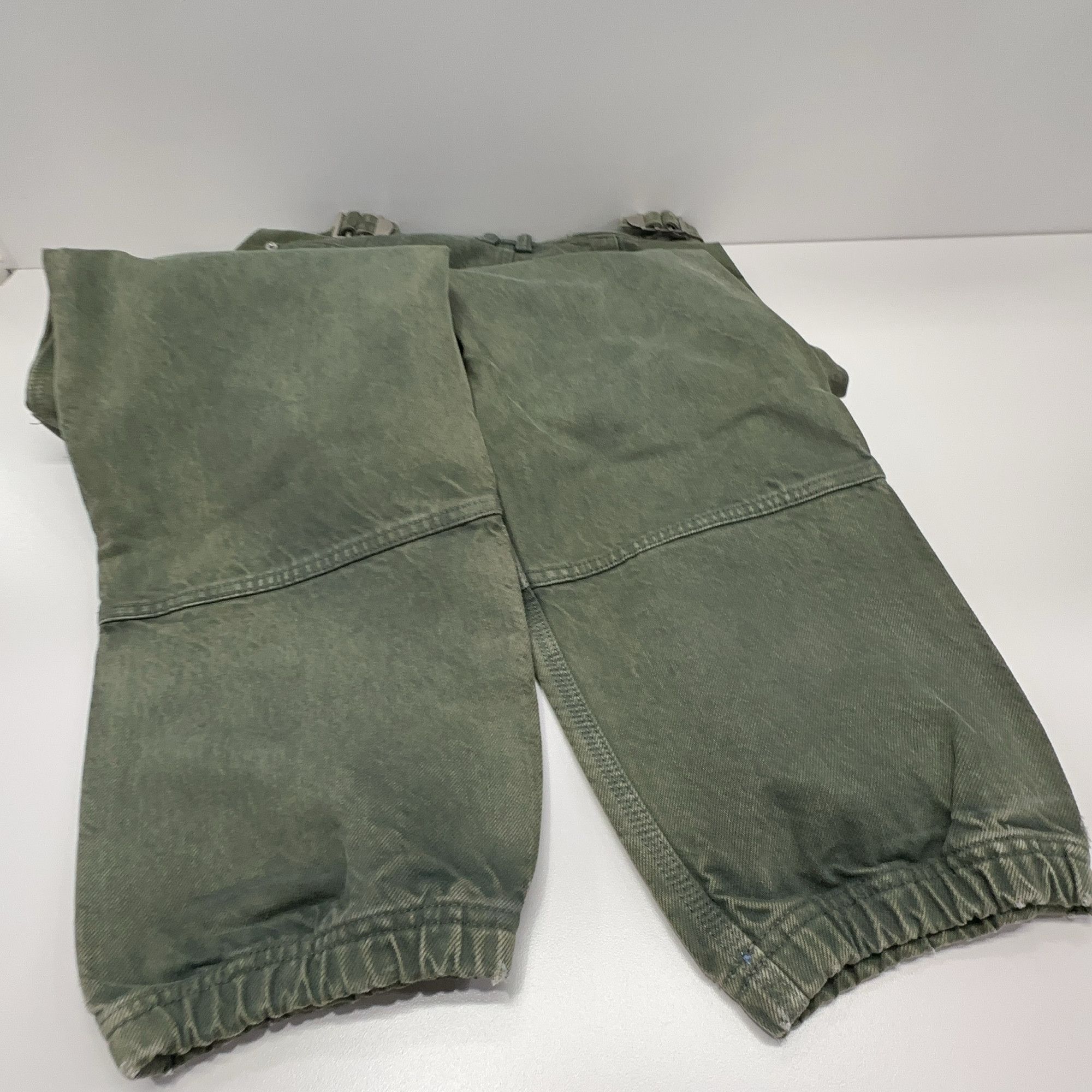 Alexander Wang Alexander Wang Green Tapered Cotton Pants Size 27 Size 27" / US 4 / IT 40 - 15 Thumbnail