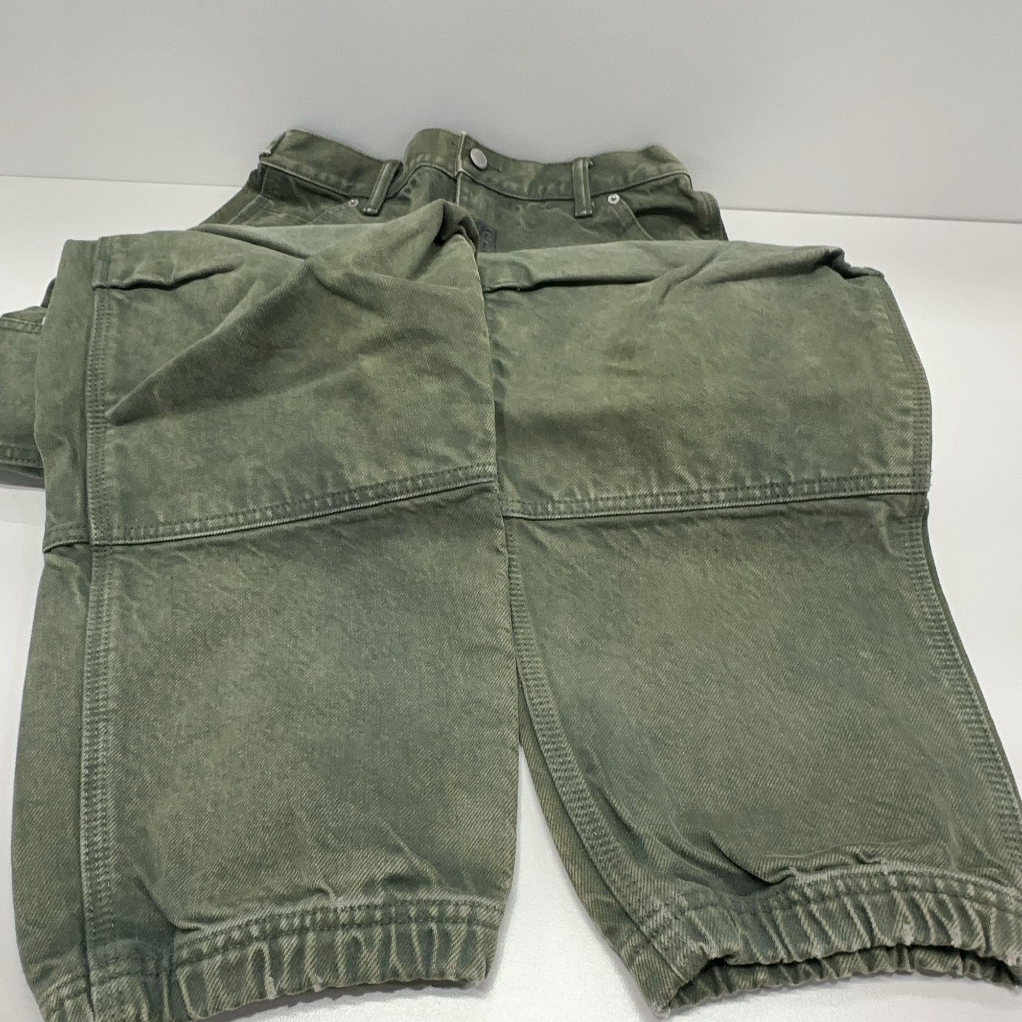 Alexander Wang Alexander Wang Green Tapered Cotton Pants Size 27 Size 27" / US 4 / IT 40 - 13 Thumbnail