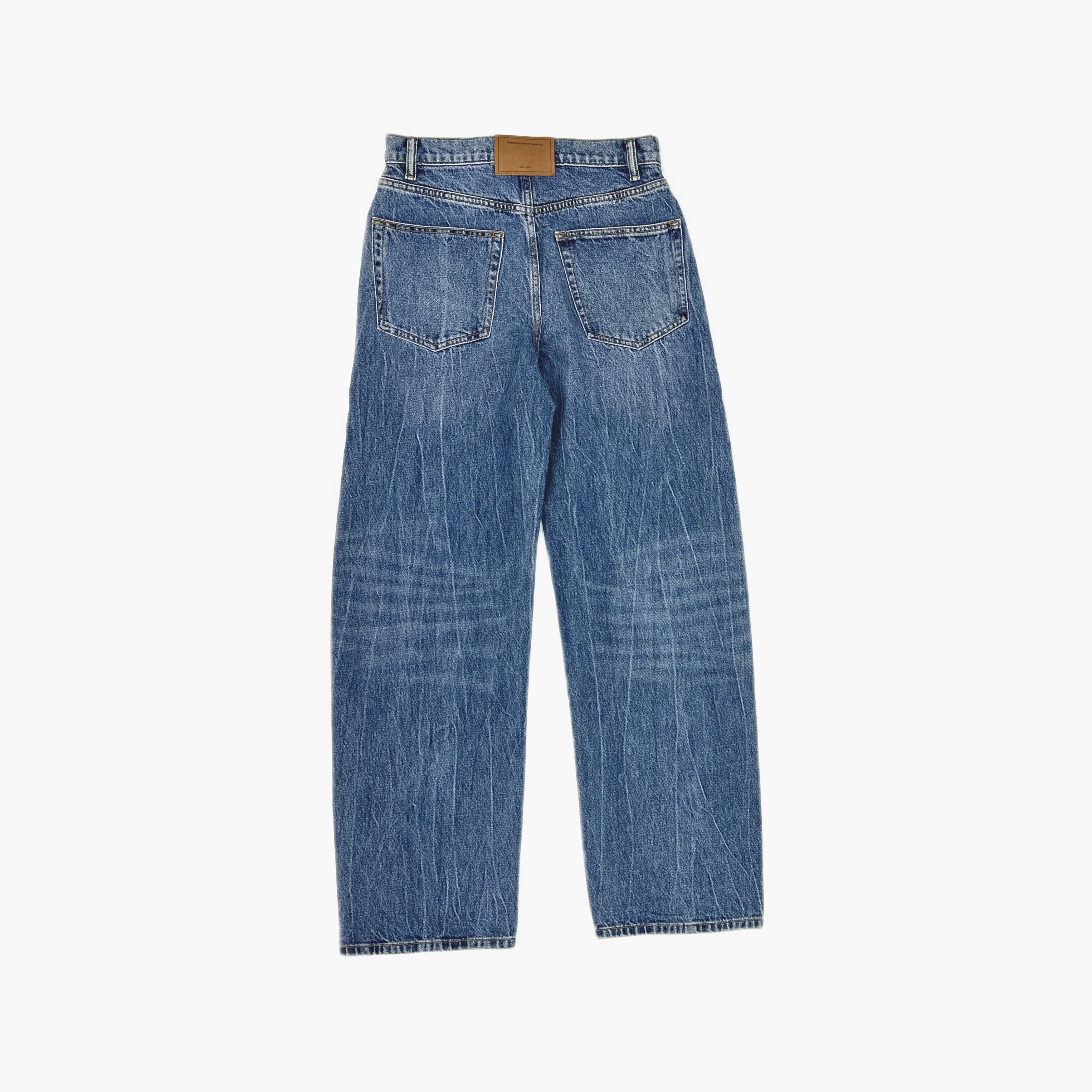 Alexander Wang Alexander Wang Logo Print Jeans Size 25 Size 25" / US 0 / IT 36 - 2 Thumbnail