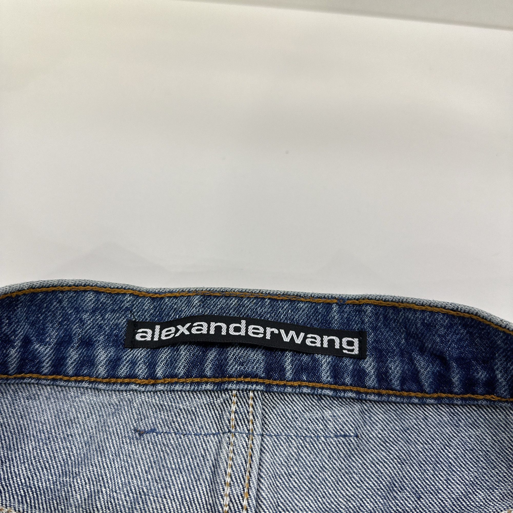 Alexander Wang Alexander Wang Logo Print Jeans Size 25 Size 25" / US 0 / IT 36 - 3 Thumbnail