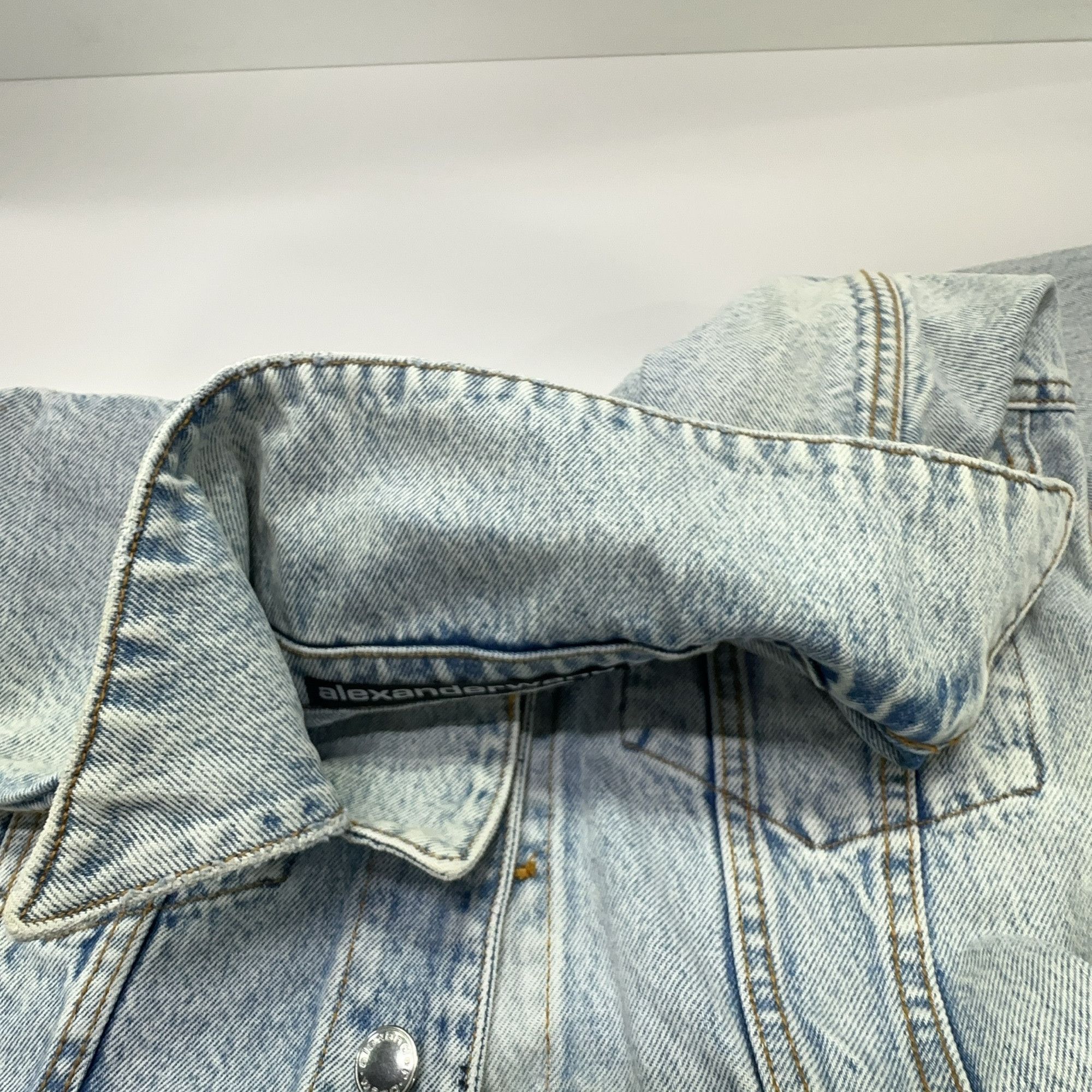 Alexander Wang Alexander Wang Light Wash Denim Jacket Size XS Size XS / US 0-2 / IT 36-38 - 5 Thumbnail