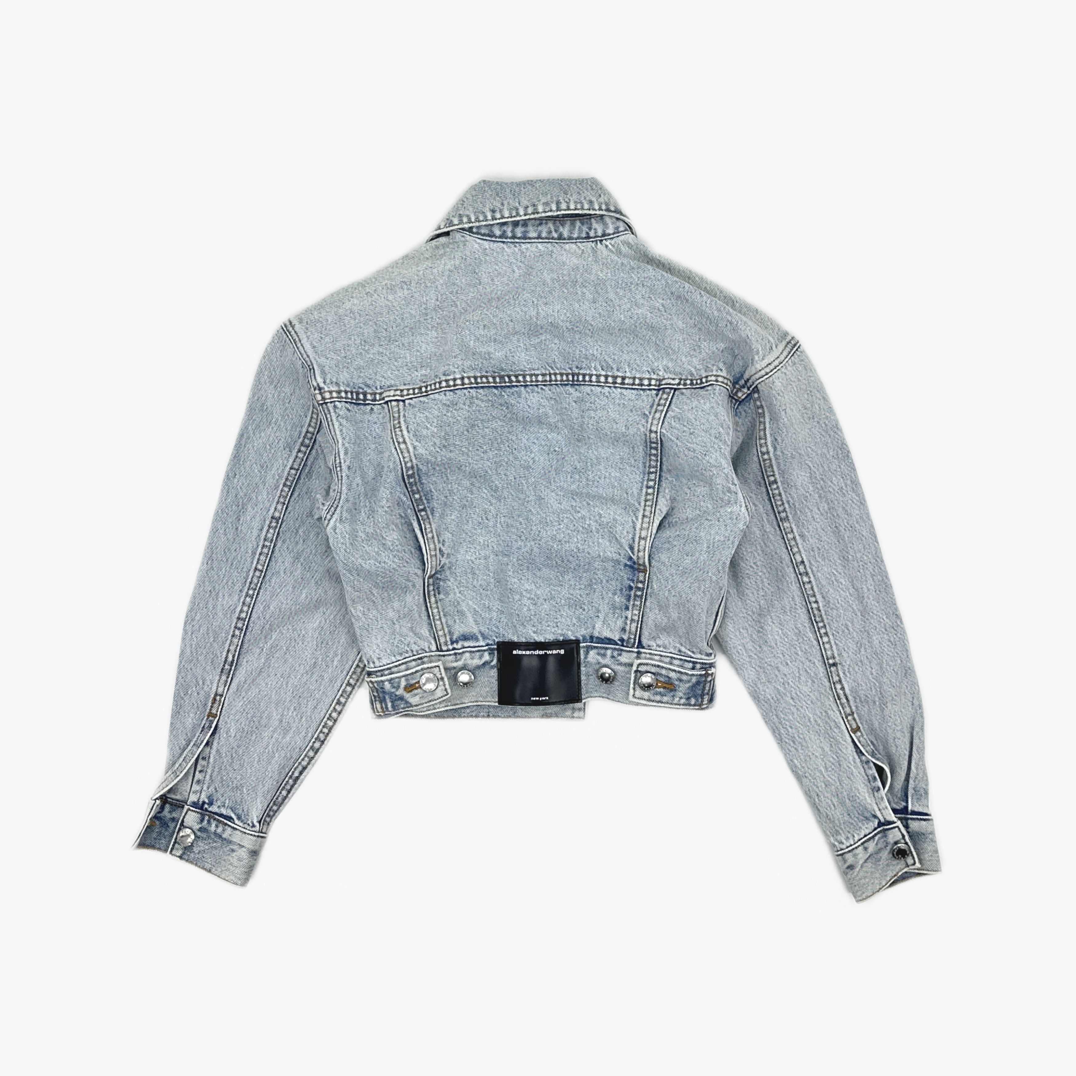 Alexander Wang Alexander Wang Light Wash Denim Jacket Size XS Size XS / US 0-2 / IT 36-38 - 2 Thumbnail