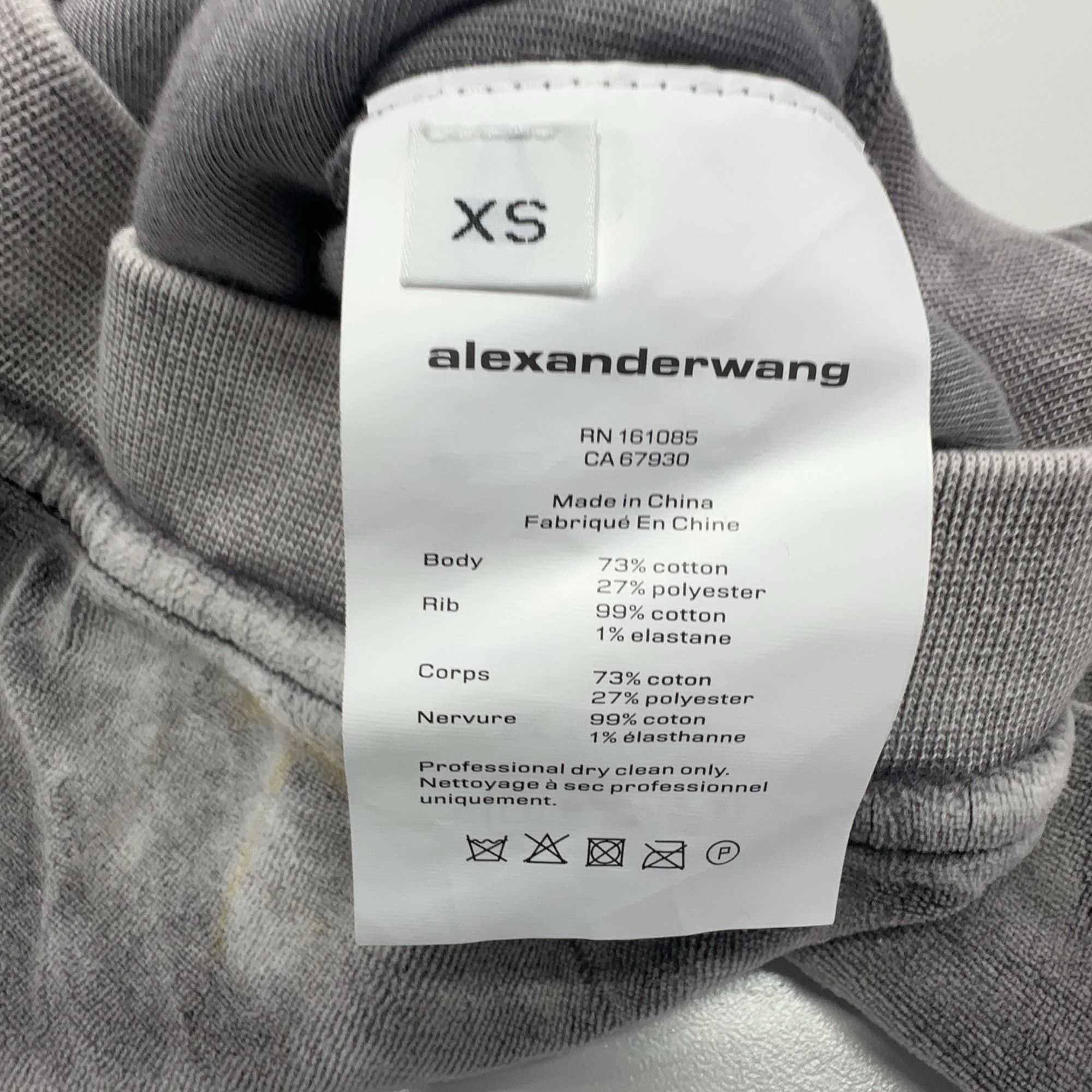 Alexander Wang Alexander Wang Velour Zip Up Hoodie Size XS Size XS / US 0-2 / IT 36-38 - 4 Thumbnail