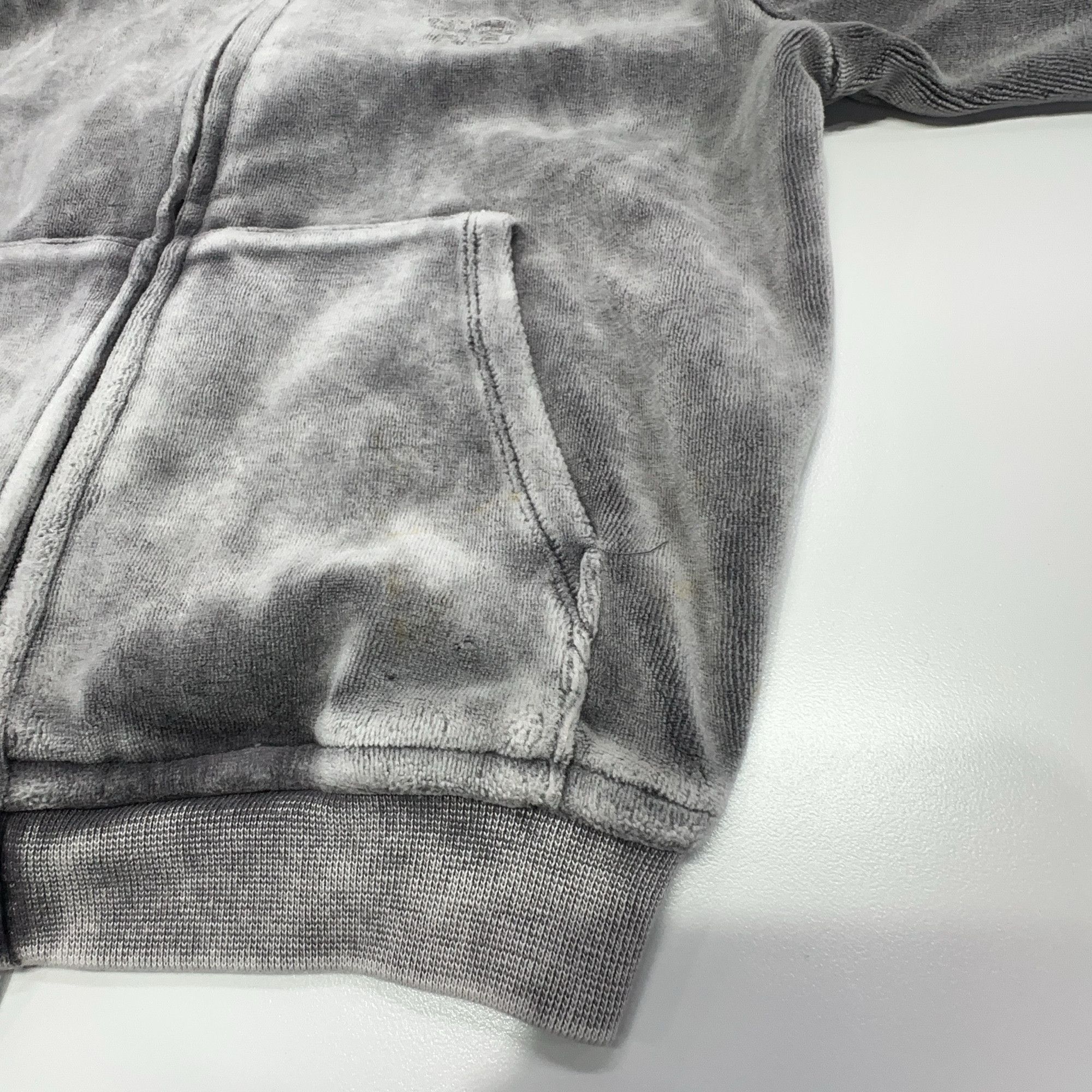 Alexander Wang Alexander Wang Velour Zip Up Hoodie Size XS Size XS / US 0-2 / IT 36-38 - 6 Thumbnail
