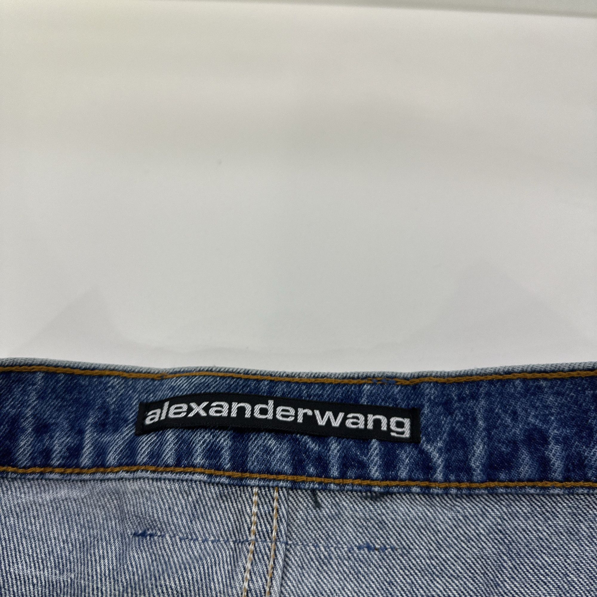 Alexander Wang Alexander Wang Logo Print Jeans Size 23 Size 23" - 3 Thumbnail