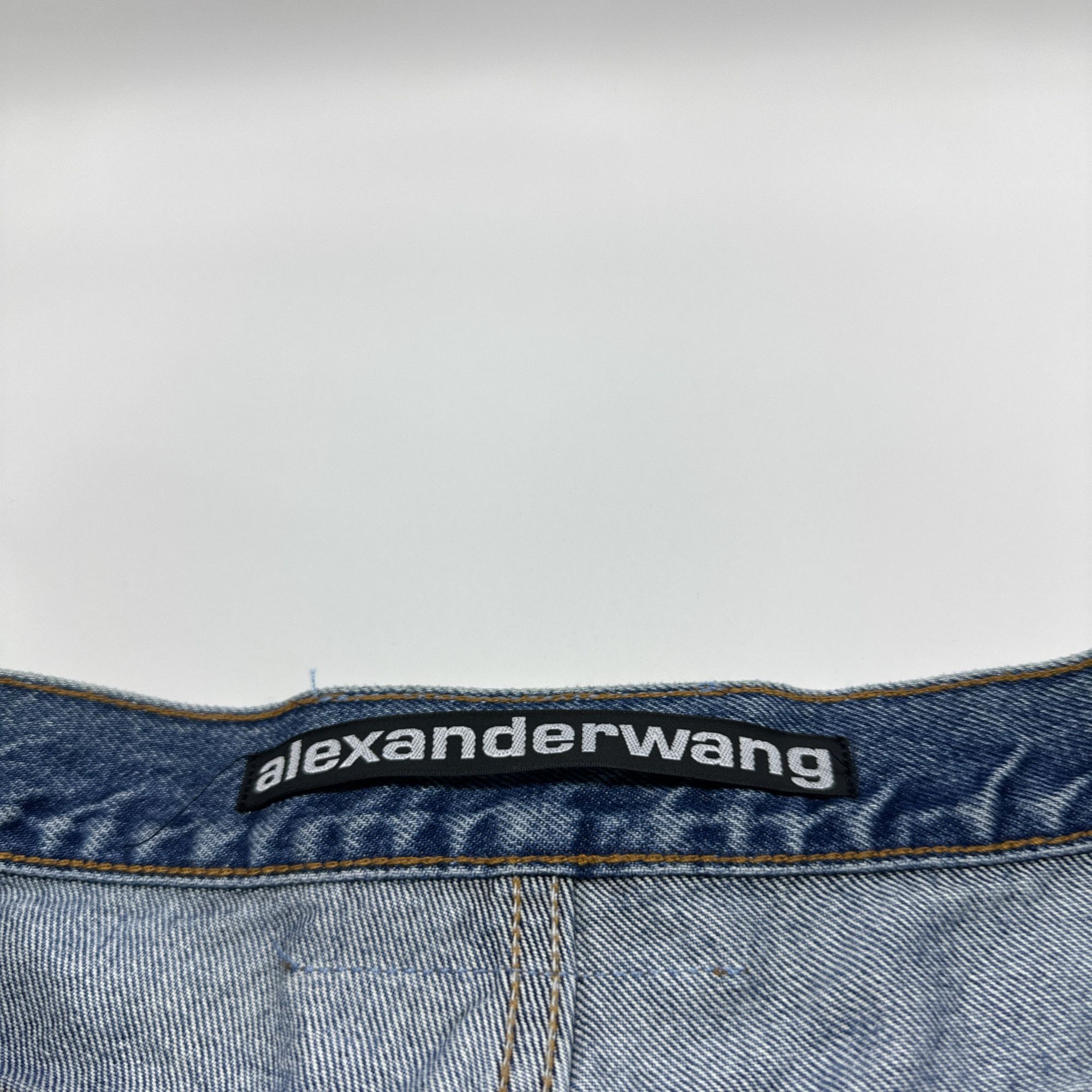 Alexander Wang Alexander Wang Logo Print Denim Jeans Size 28 Size US 28 / EU 44 - 3 Thumbnail