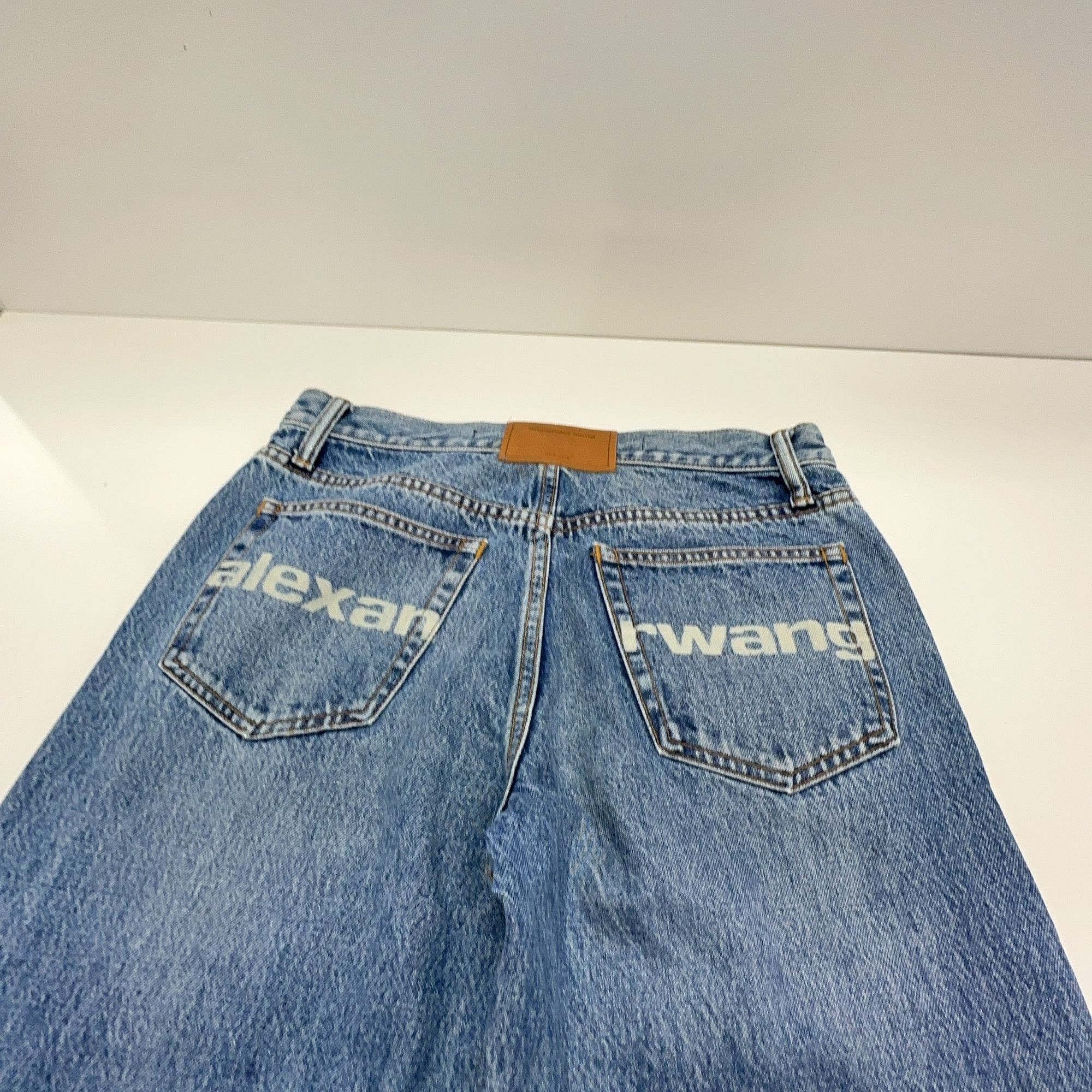 Alexander Wang Alexander Wang Logo Print Denim Jeans Size 28 Size US 28 / EU 44 - 9 Thumbnail