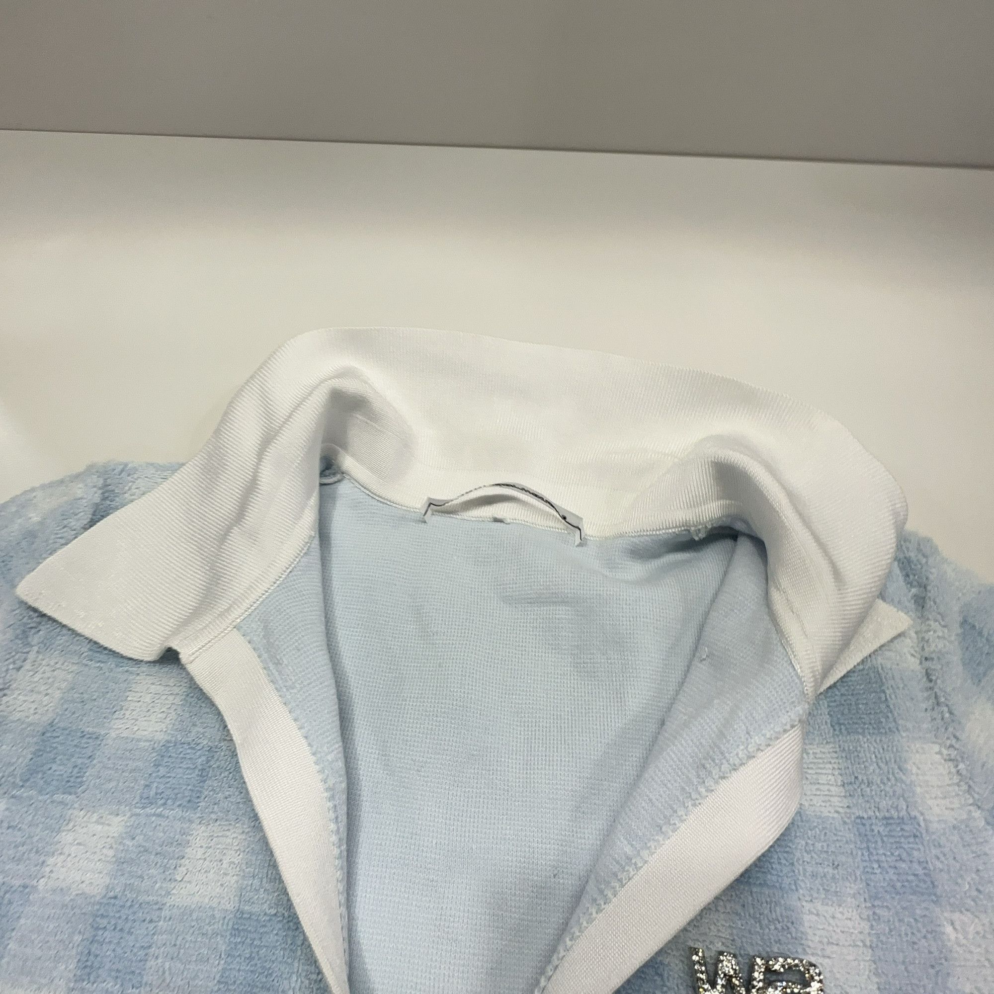 Alexander Wang Alexander Wang Blue Check Polo Mini Dress Size M Size M / US 6-8 / IT 42-44 - 6 Thumbnail