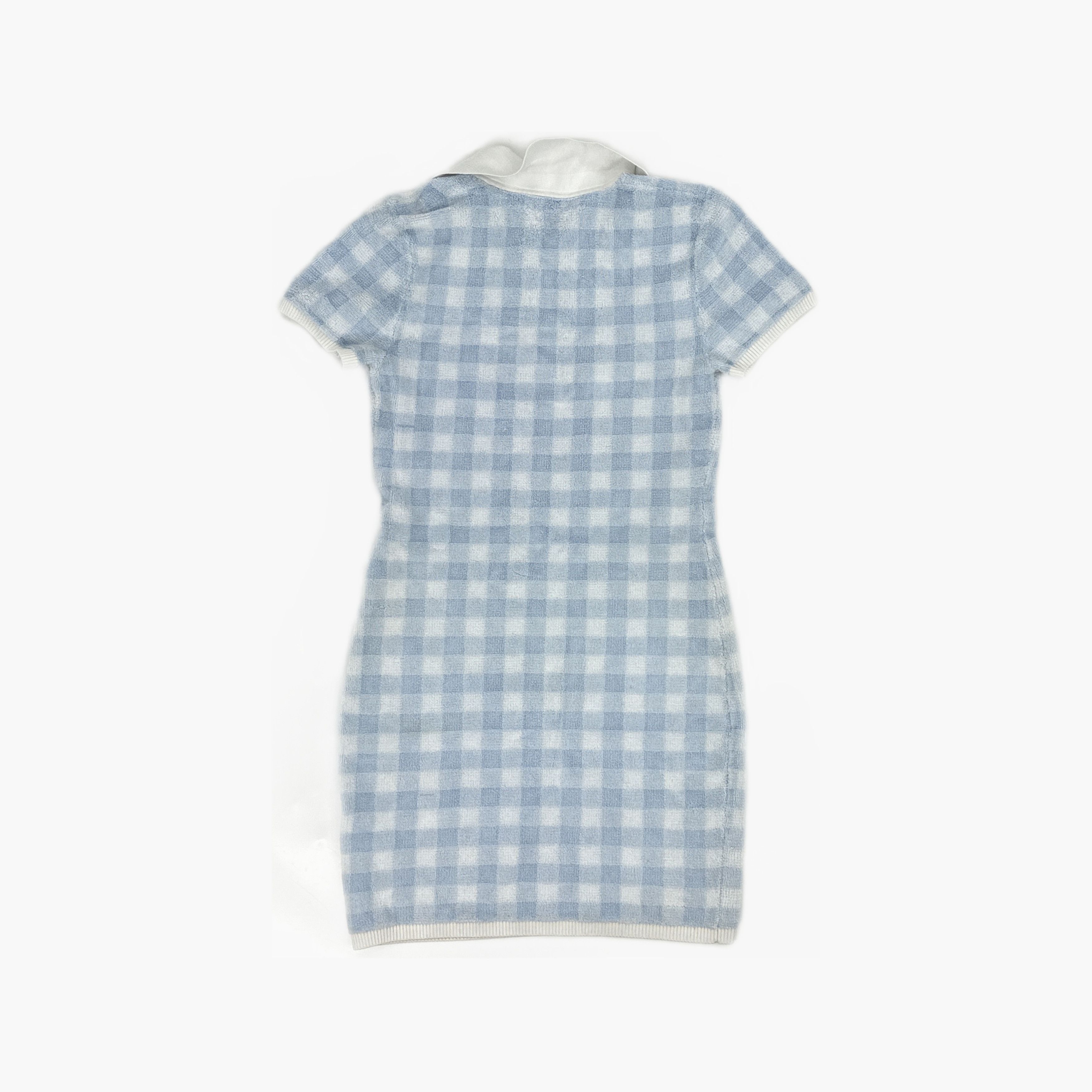 Alexander Wang Alexander Wang Blue Check Polo Mini Dress Size M Size M / US 6-8 / IT 42-44 - 2 Thumbnail