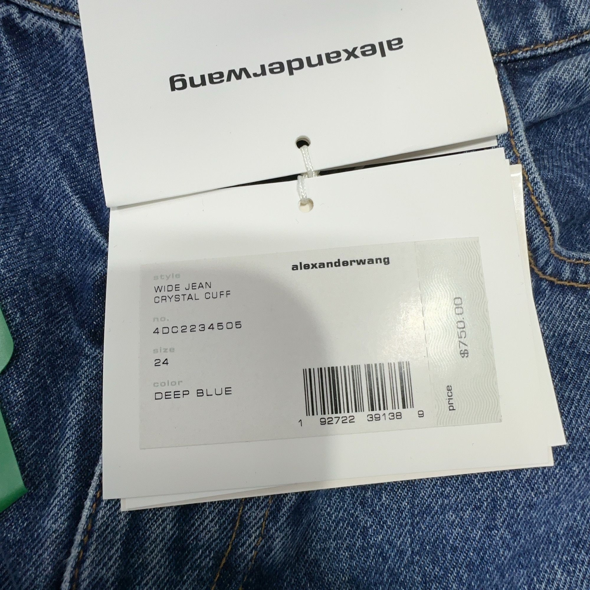 Alexander Wang Alexander Wang Crystal Cuff Jeans Size 24 Size 24" / US 00 / IT 34 - 3 Thumbnail
