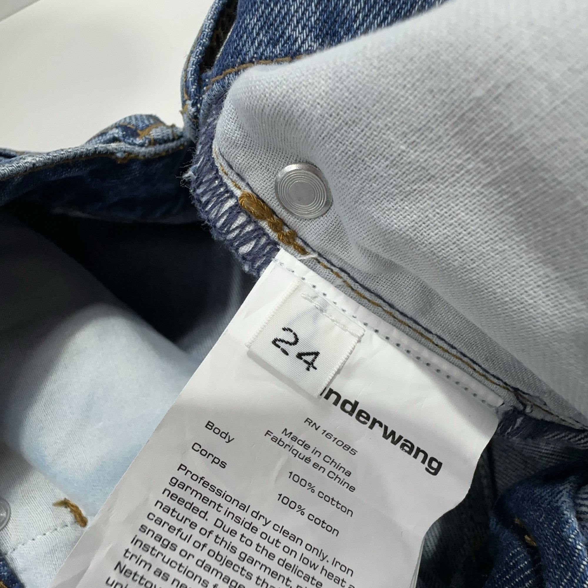 Alexander Wang Alexander Wang Crystal Cuff Jeans Size 24 Size 24" / US 00 / IT 34 - 4 Thumbnail