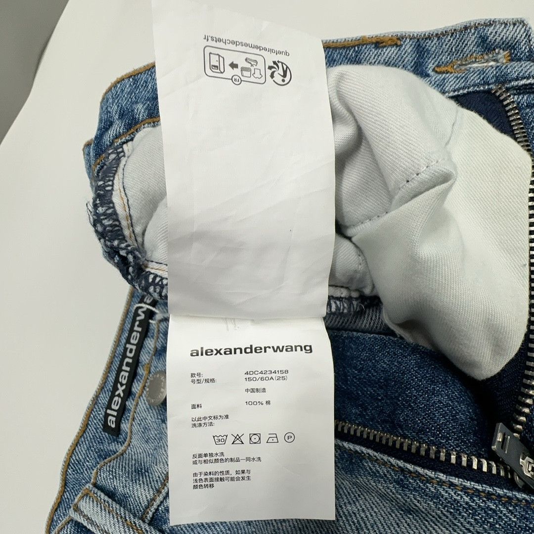 Alexander Wang Alexander Wang Blue Denim Jeans Size 25 Size 25" / US 0 / IT 36 - 3 Thumbnail