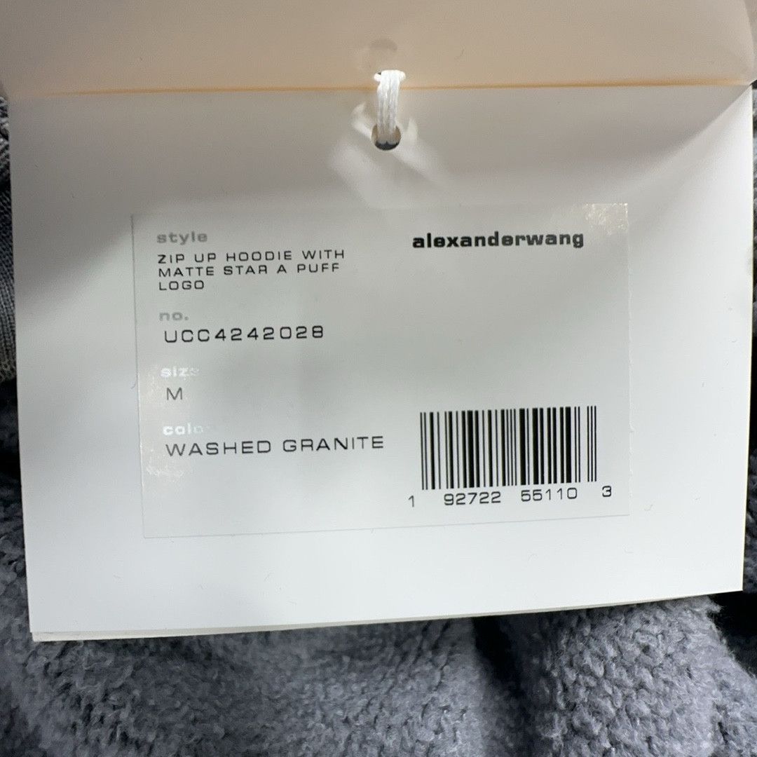 Alexander Wang Alexander Wang Washed Granite Zip Up Hoodie Size M Size US M / EU 48-50 / 2 - 3 Thumbnail