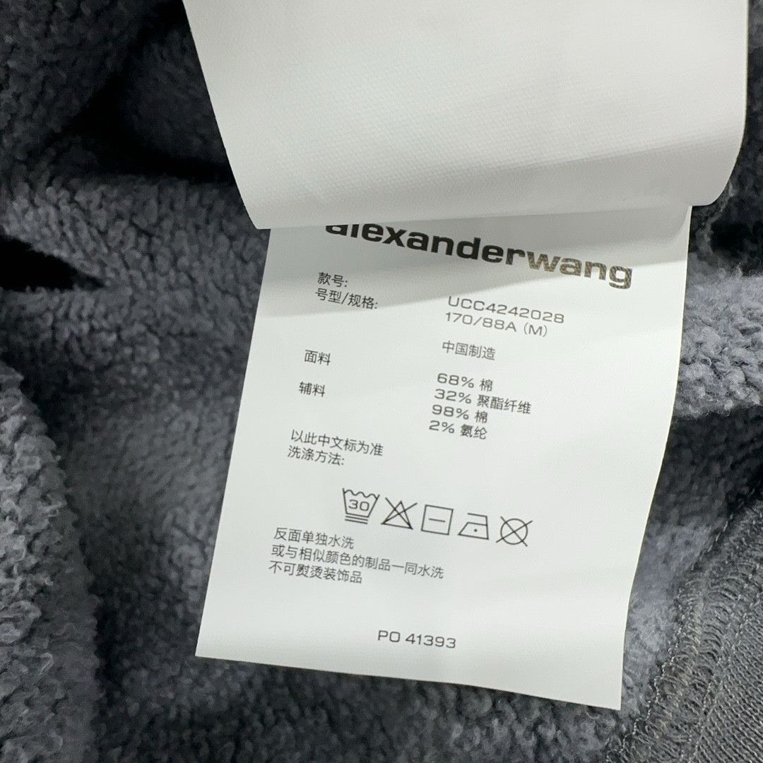 Alexander Wang Alexander Wang Washed Granite Zip Up Hoodie Size M Size US M / EU 48-50 / 2 - 6 Thumbnail