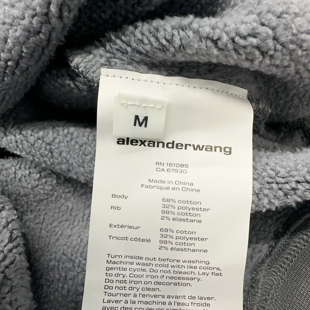 Alexander Wang Alexander Wang Washed Granite Zip Up Hoodie Size M Size US M / EU 48-50 / 2 - 5 Thumbnail
