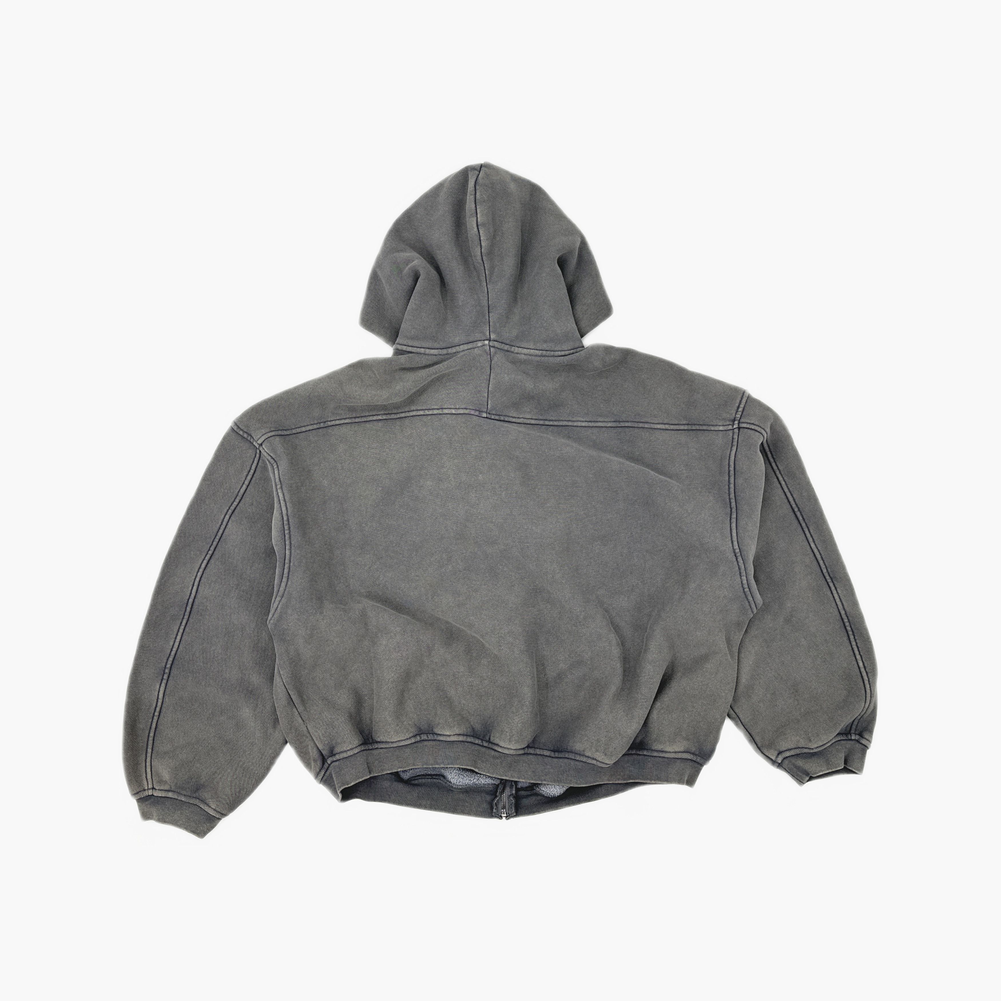 Alexander Wang Alexander Wang Washed Granite Zip Up Hoodie Size M Size US M / EU 48-50 / 2 - 2 Thumbnail