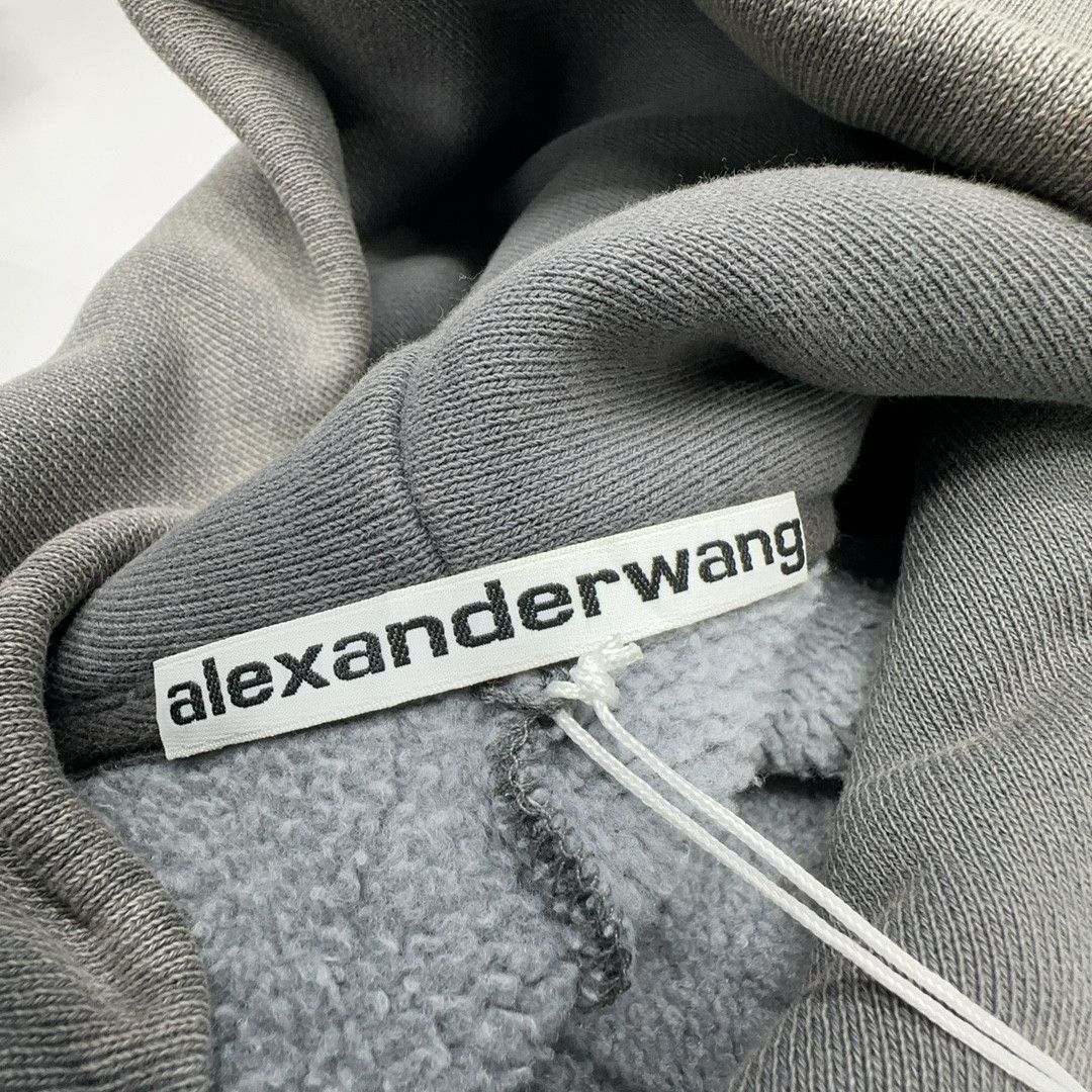 Alexander Wang Alexander Wang Washed Granite Zip Up Hoodie Size S Size US S / EU 44-46 / 1 - 3 Thumbnail