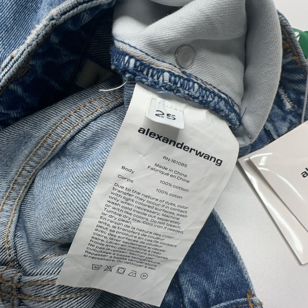 Alexander Wang Alexander Wang Asymmetrical Waistband Jeans Size 25 Size 25" / US 0 / IT 36 - 4 Thumbnail