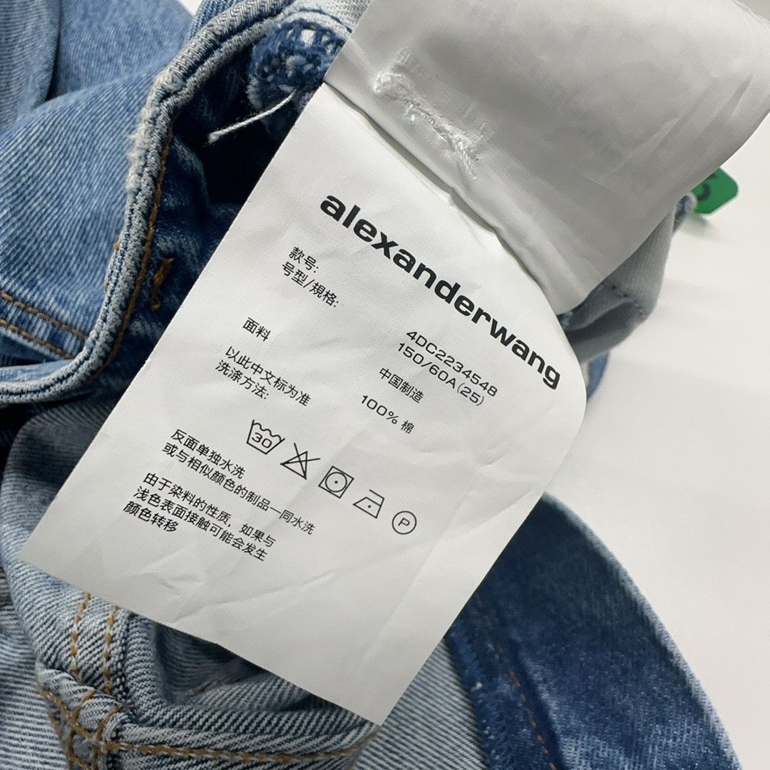 Alexander Wang Alexander Wang Asymmetrical Waistband Jeans Size 25 Size 25" / US 0 / IT 36 - 3 Thumbnail