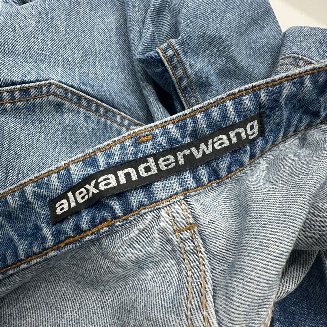 Alexander Wang Alexander Wang Asymmetrical Waistband Jeans Size 25 Size 25" / US 0 / IT 36 - 6 Thumbnail