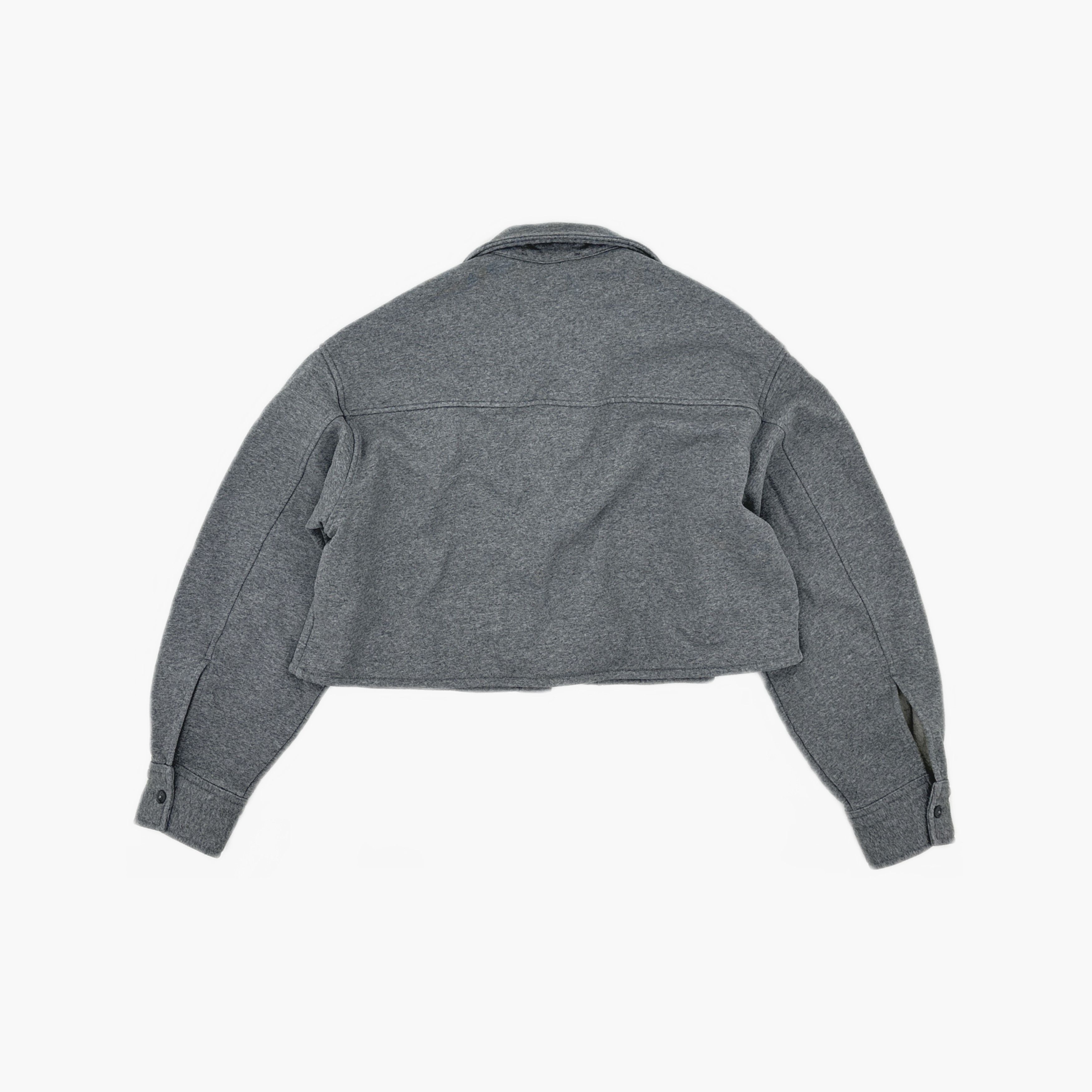 Alexander Wang alexanderwang.t Gray Cropped Jacket Size S Size S / US 4 / IT 40 - 2 Thumbnail