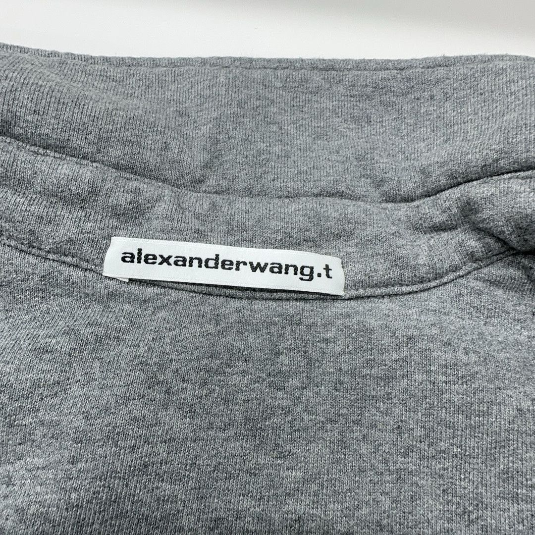 Alexander Wang alexanderwang.t Gray Cropped Jacket Size S Size S / US 4 / IT 40 - 4 Thumbnail