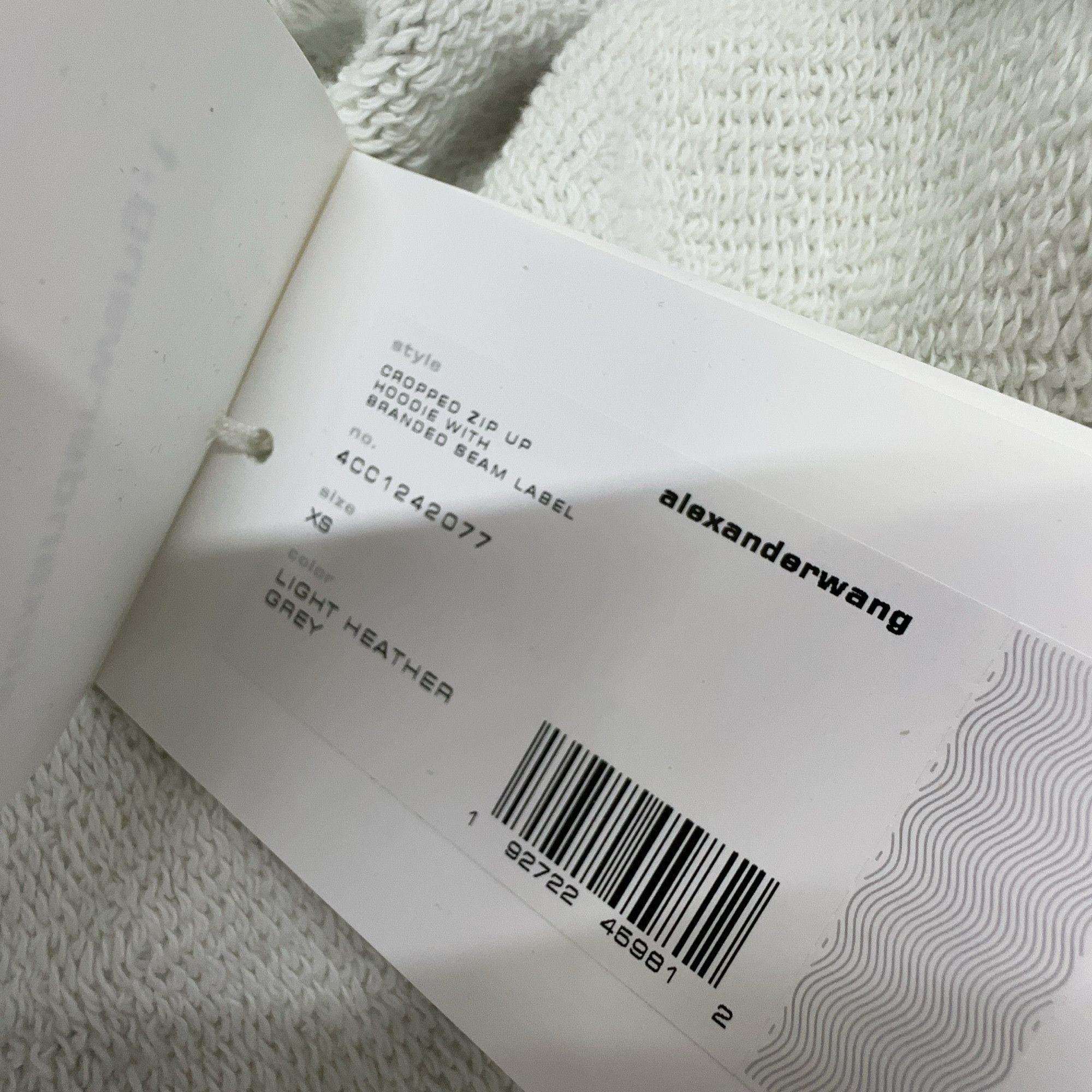 Alexander Wang Alexander Wang Terry Zip Up Hoodie Size XS Size XS / US 0-2 / IT 36-38 - 4 Thumbnail