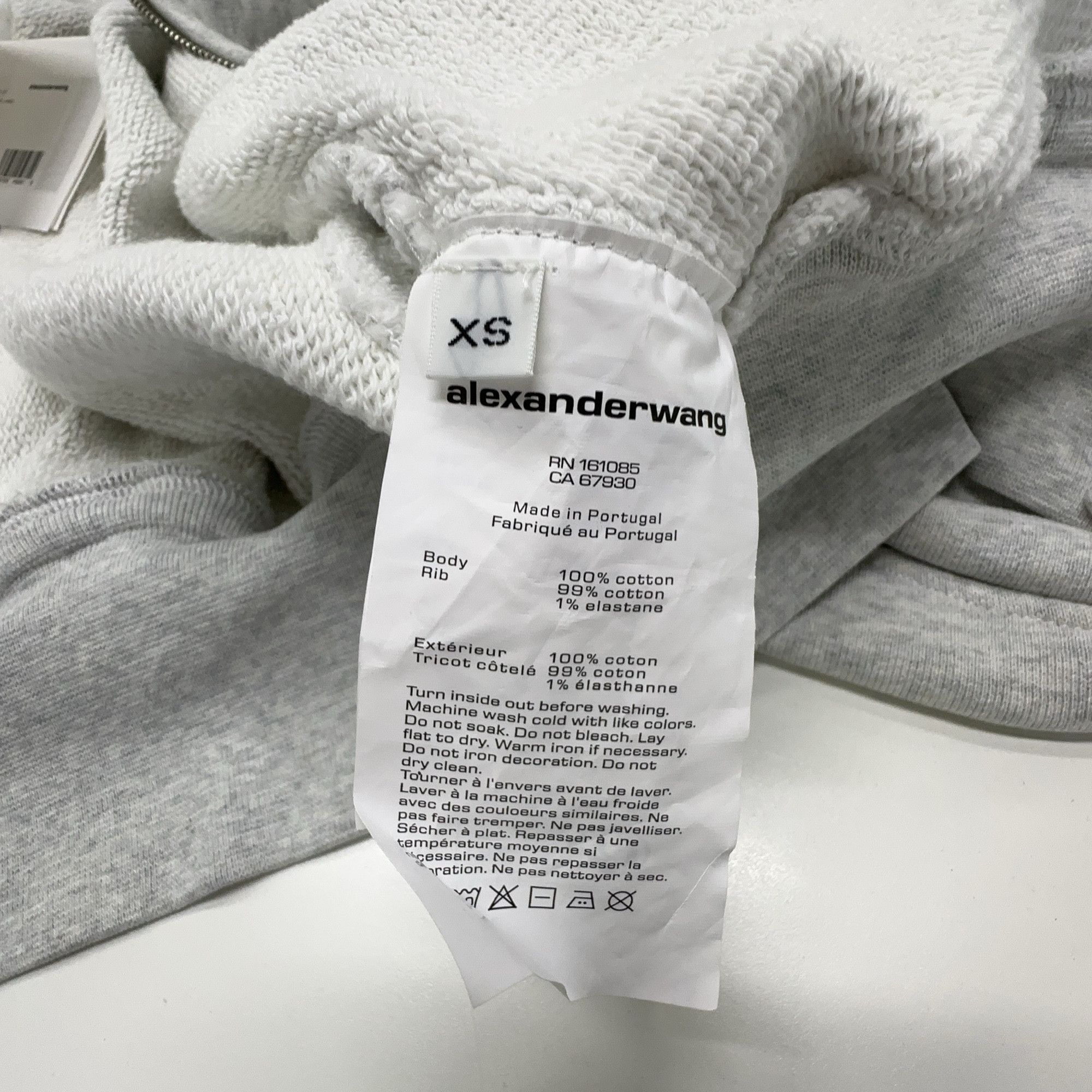 Alexander Wang Alexander Wang Terry Zip Up Hoodie Size XS Size XS / US 0-2 / IT 36-38 - 5 Thumbnail
