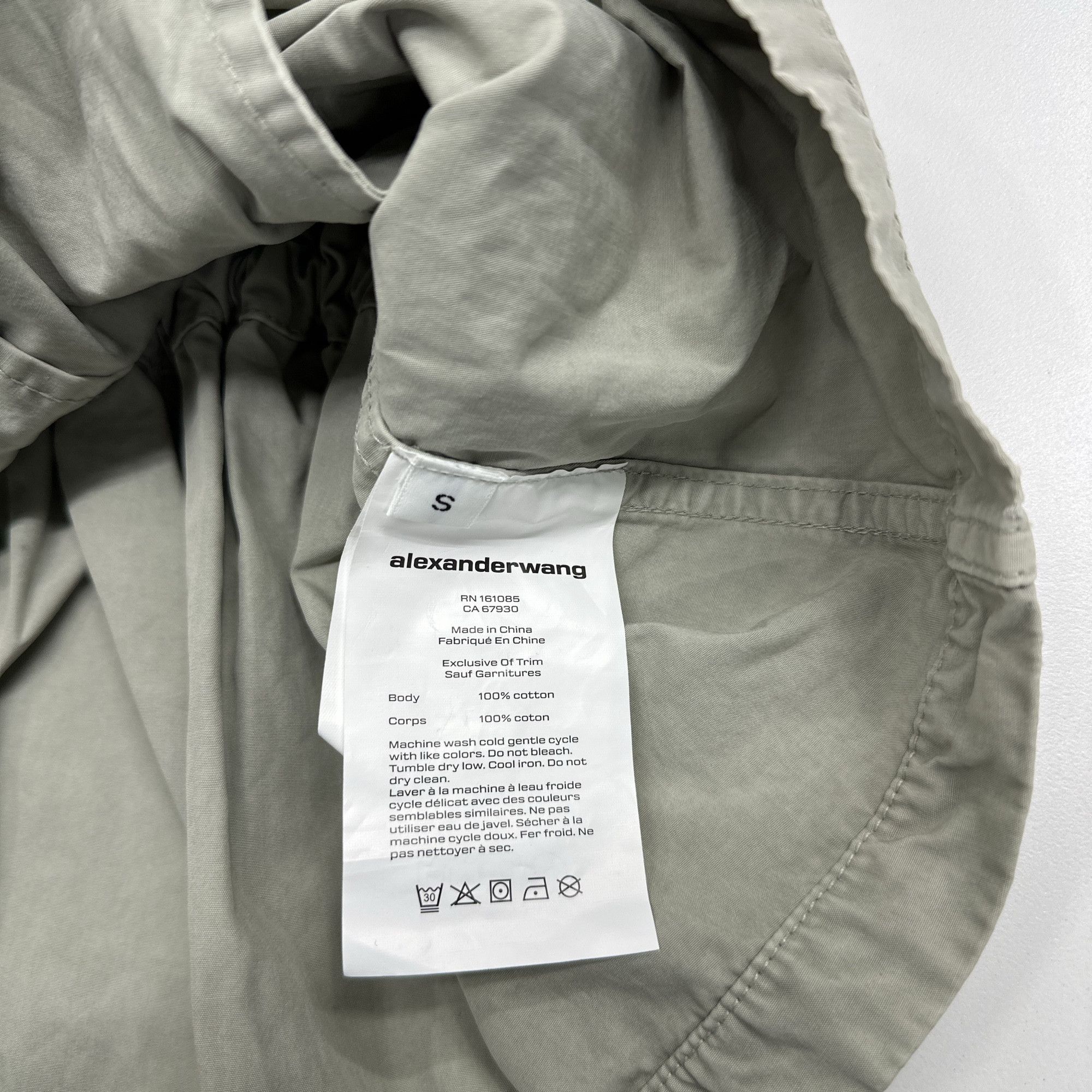 Alexander Wang Alexander Wang Stone Dropped Waist Parka Size S Size S / US 4 / IT 40 - 5 Thumbnail