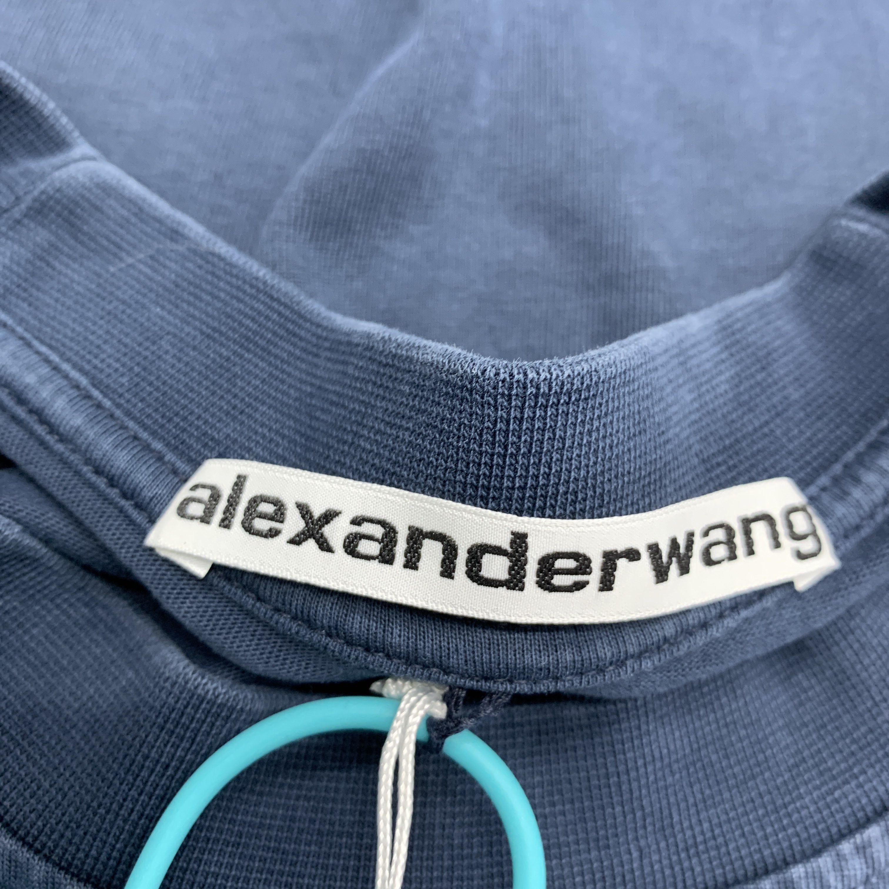 Alexander Wang Alexander Wang Logo T-Shirt Navy L Size US L / EU 52-54 / 3 - 2 Thumbnail