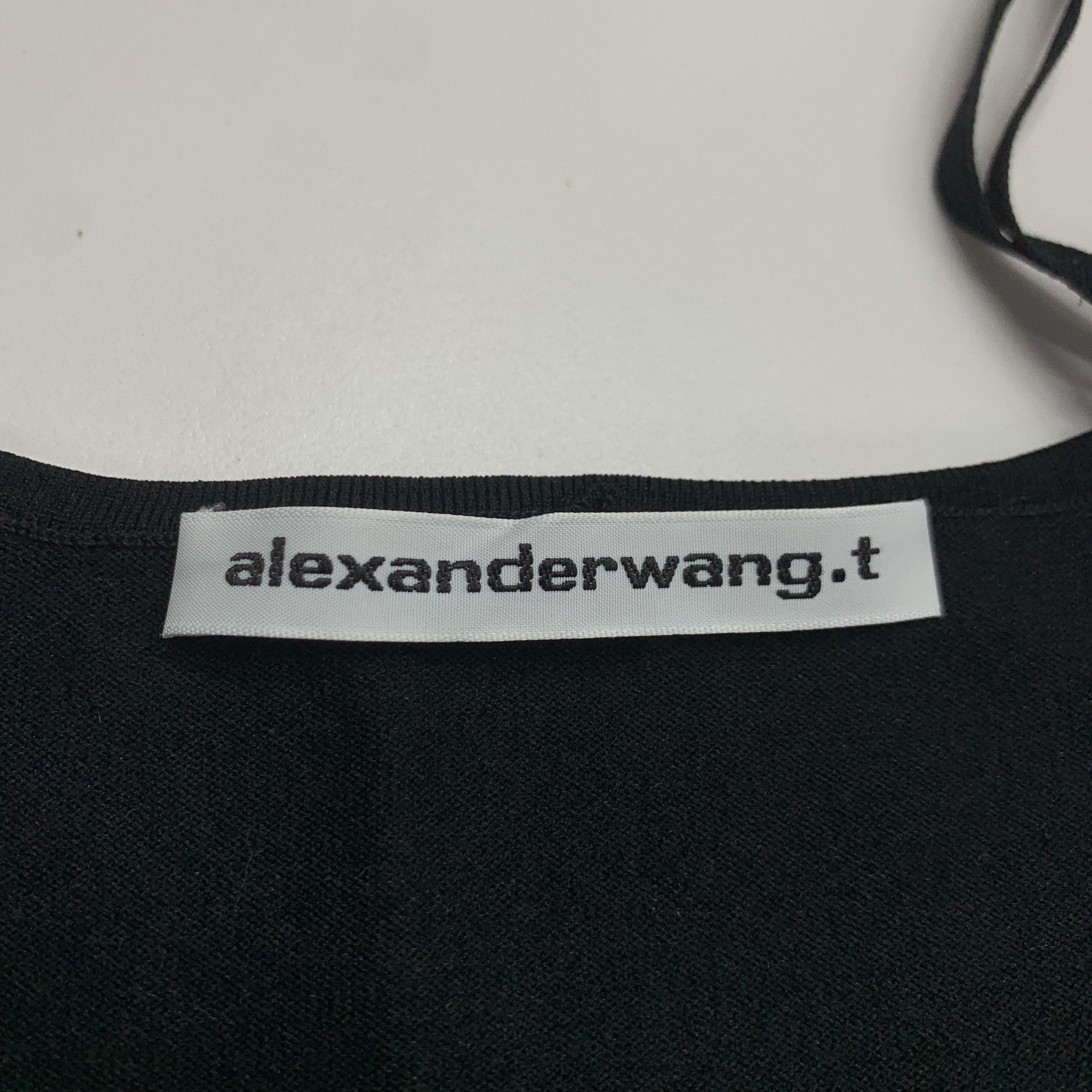 Alexander Wang Alexander Wang Logo Strap Tank Top Black Size XS Size XS / US 0-2 / IT 36-38 - 3 Thumbnail